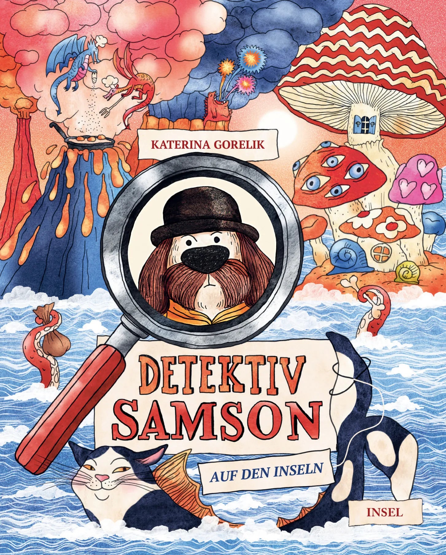 Buchcover von 'Detektiv Samson 2 – Auf den Inseln' - Gebundene Ausgabe von Katerina Gorelik