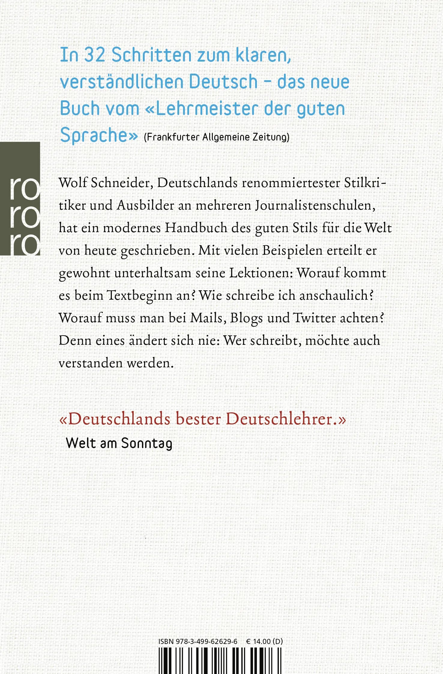 Rückseite: Deutsch für junge Profis (Taschenbuch)