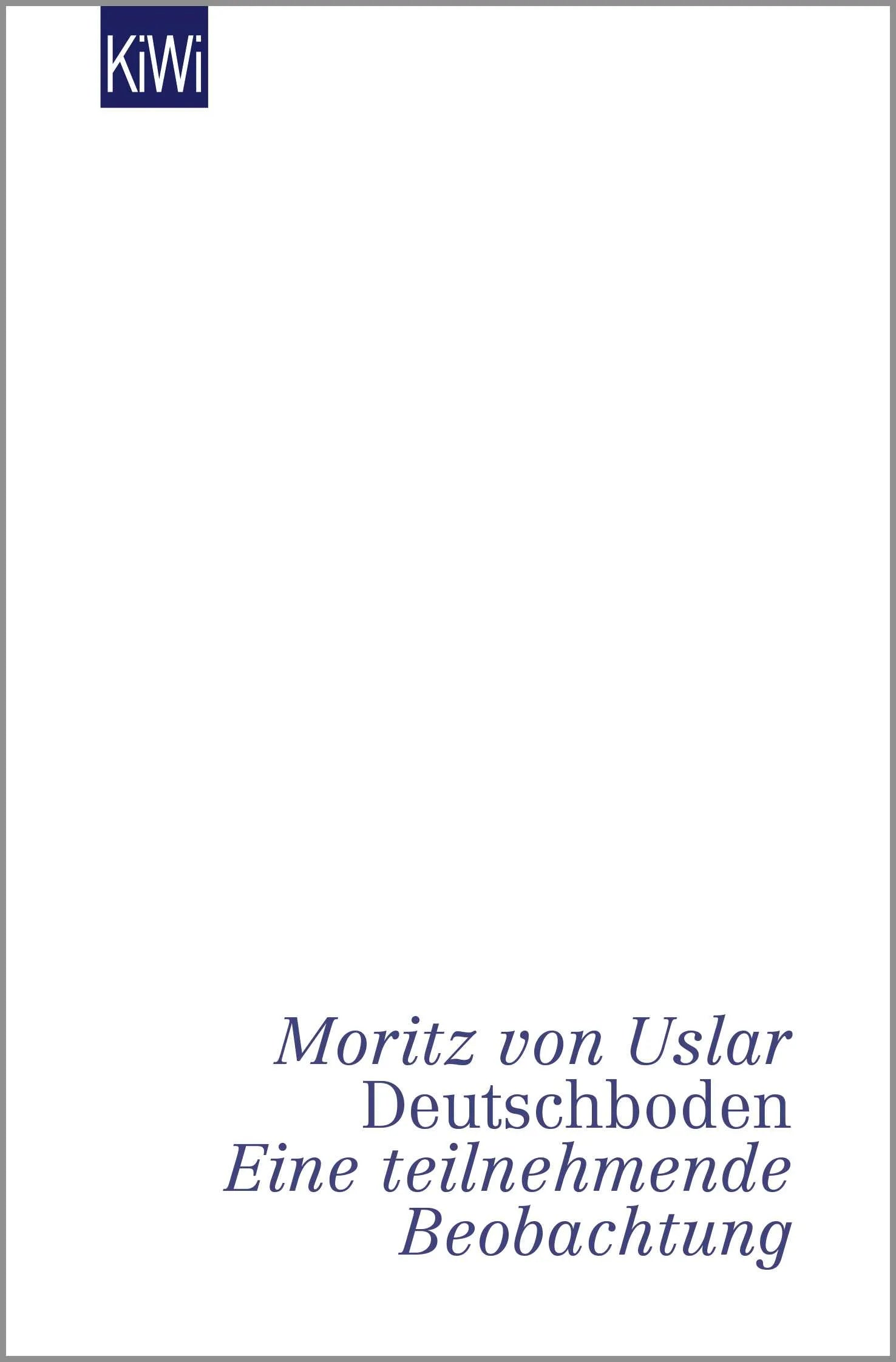 Buchcover von 'Deutschboden' - Taschenbuch von Moritz von Uslar
