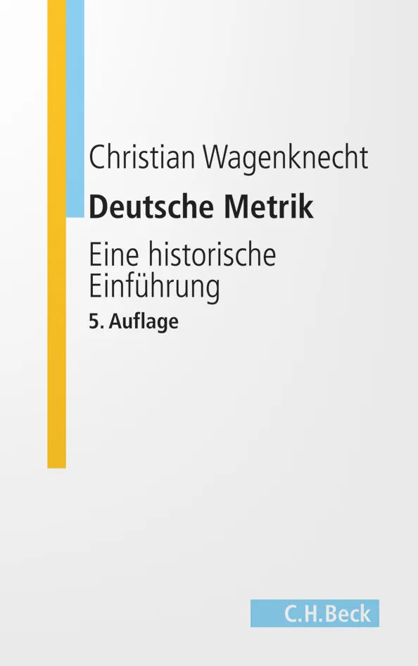 Buchcover von 'Deutsche Metrik' - Taschenbuch von Christian Wagenknecht
