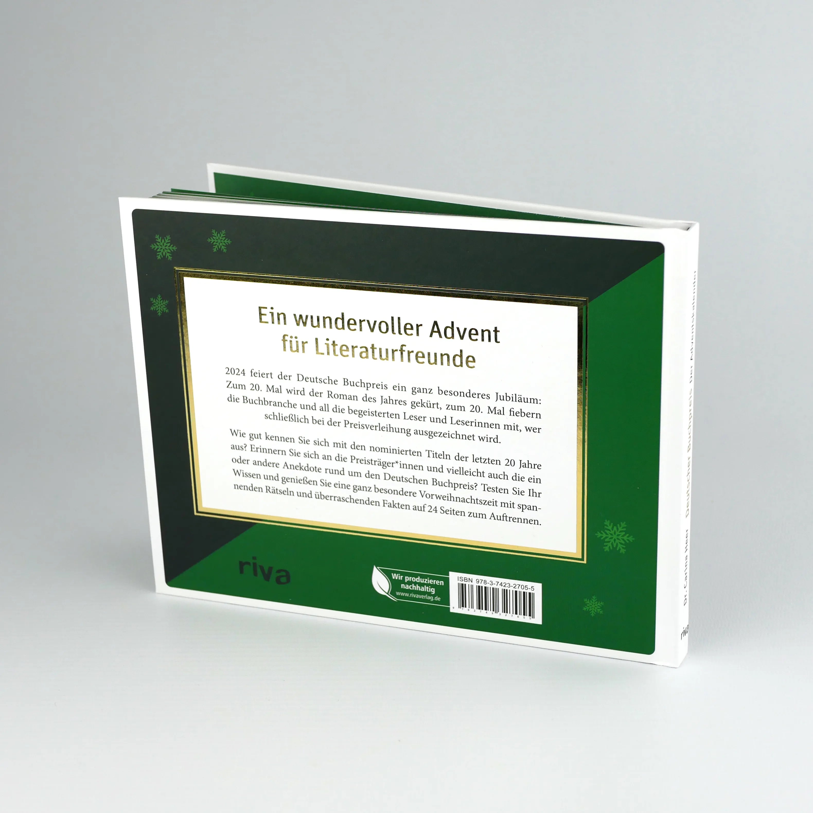 Innenansicht von 'Deutscher Buchpreis – Der Adventskalender' - Gebundene Ausgabe