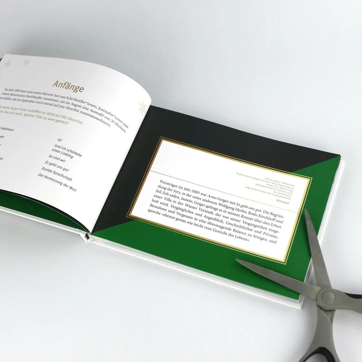 Detailansicht: Deutscher Buchpreis – Der Adventskalender (Hardcover)