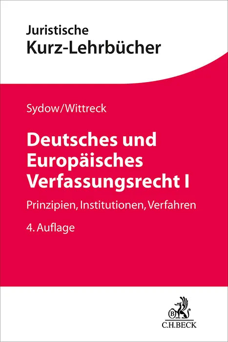 Cover: Deutsches und Europäisches Verfassungsrecht I (Taschenbuch) von Gernot Sydow