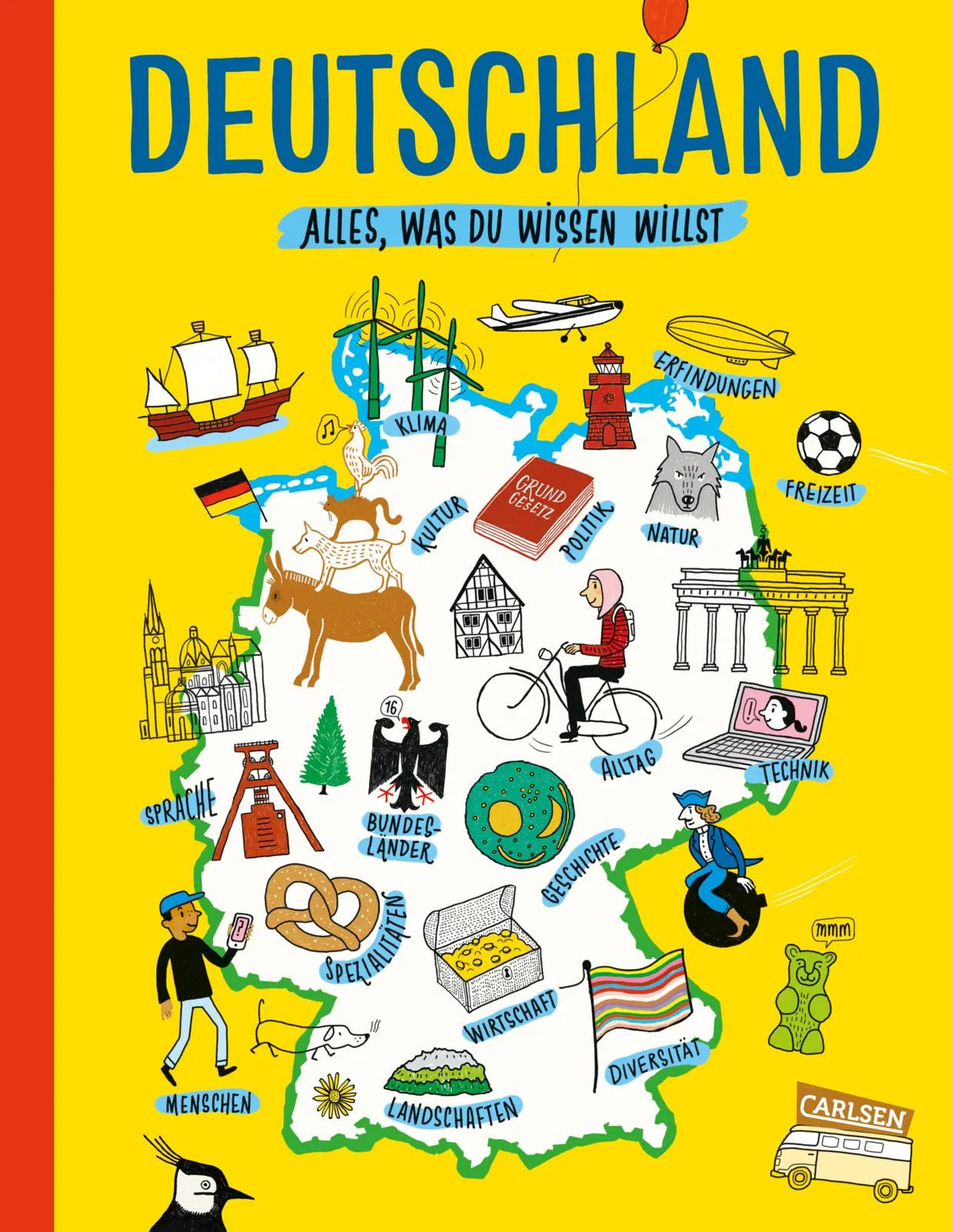 Buchcover von 'Deutschland. Alles, was du wissen willst' - Gebundene Ausgabe von Friederike Bieber
