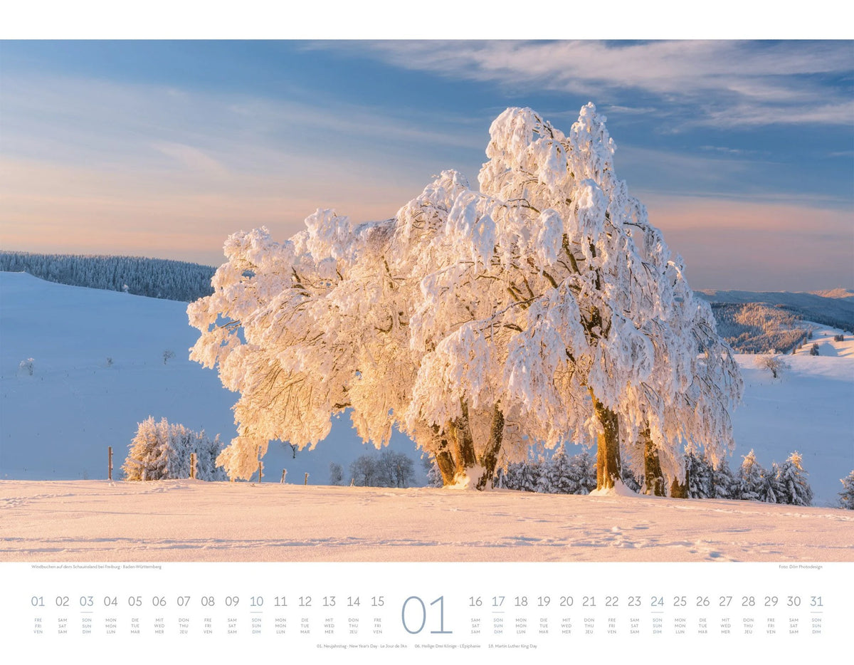 Deutschland Kalender 2027 | Zauberhafte Landschaften – Ansicht