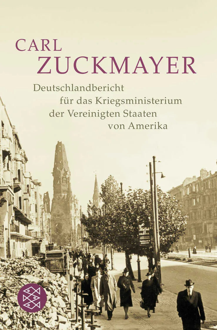 Buchcover von 'Deutschlandbericht für das Kriegsministerium der Vereinigten Staaten von Amerika' - Taschenbuch von Carl Zuckmayer