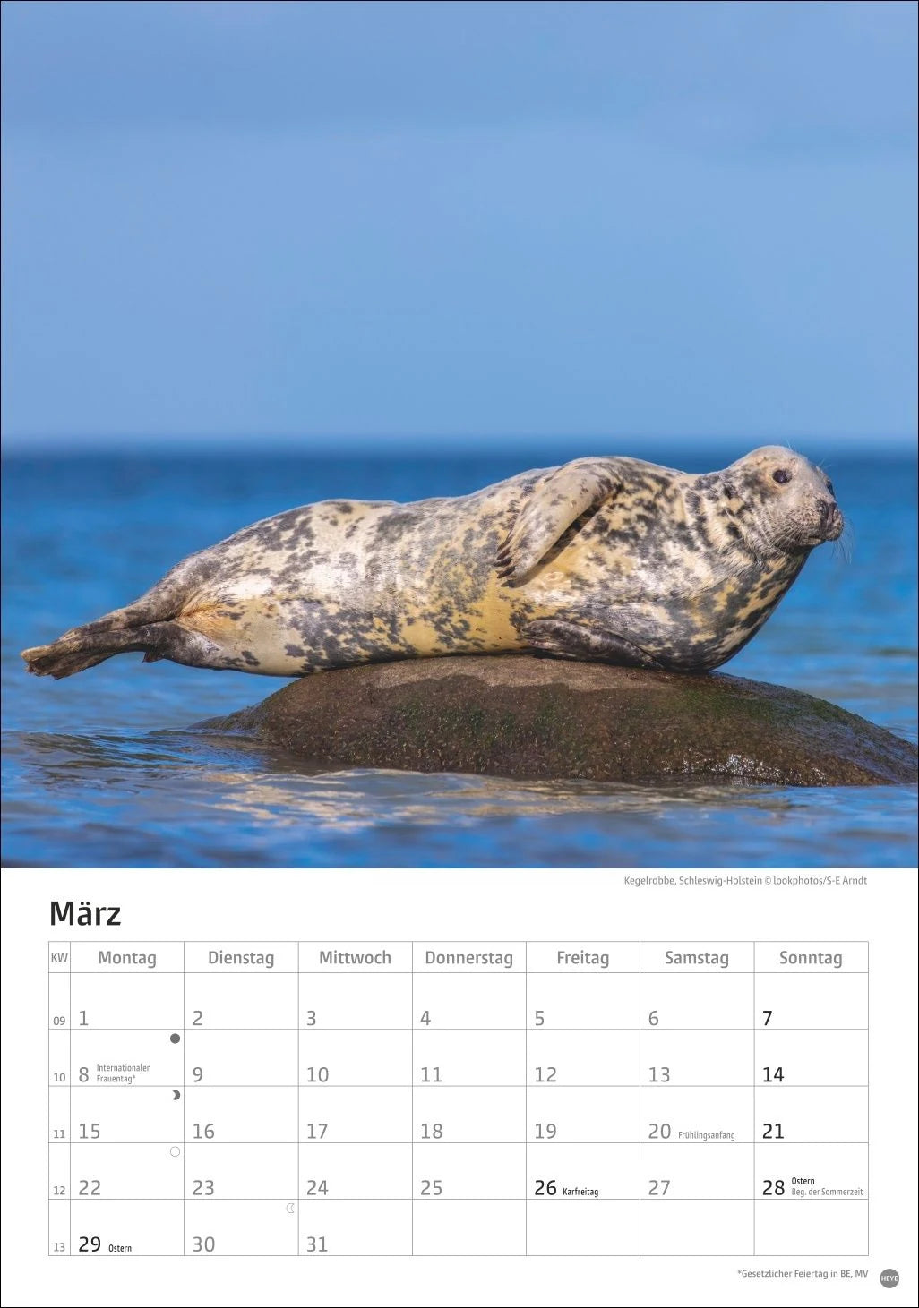 Deutschlands Küsten Kalender 2027 – Ansicht