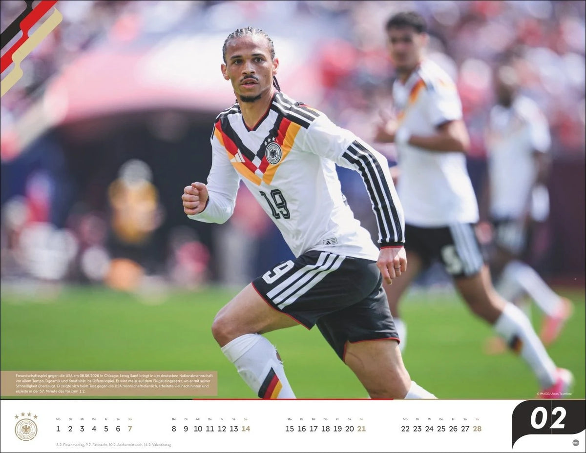 DFB Männer Posterkalender 2027 – Ansicht