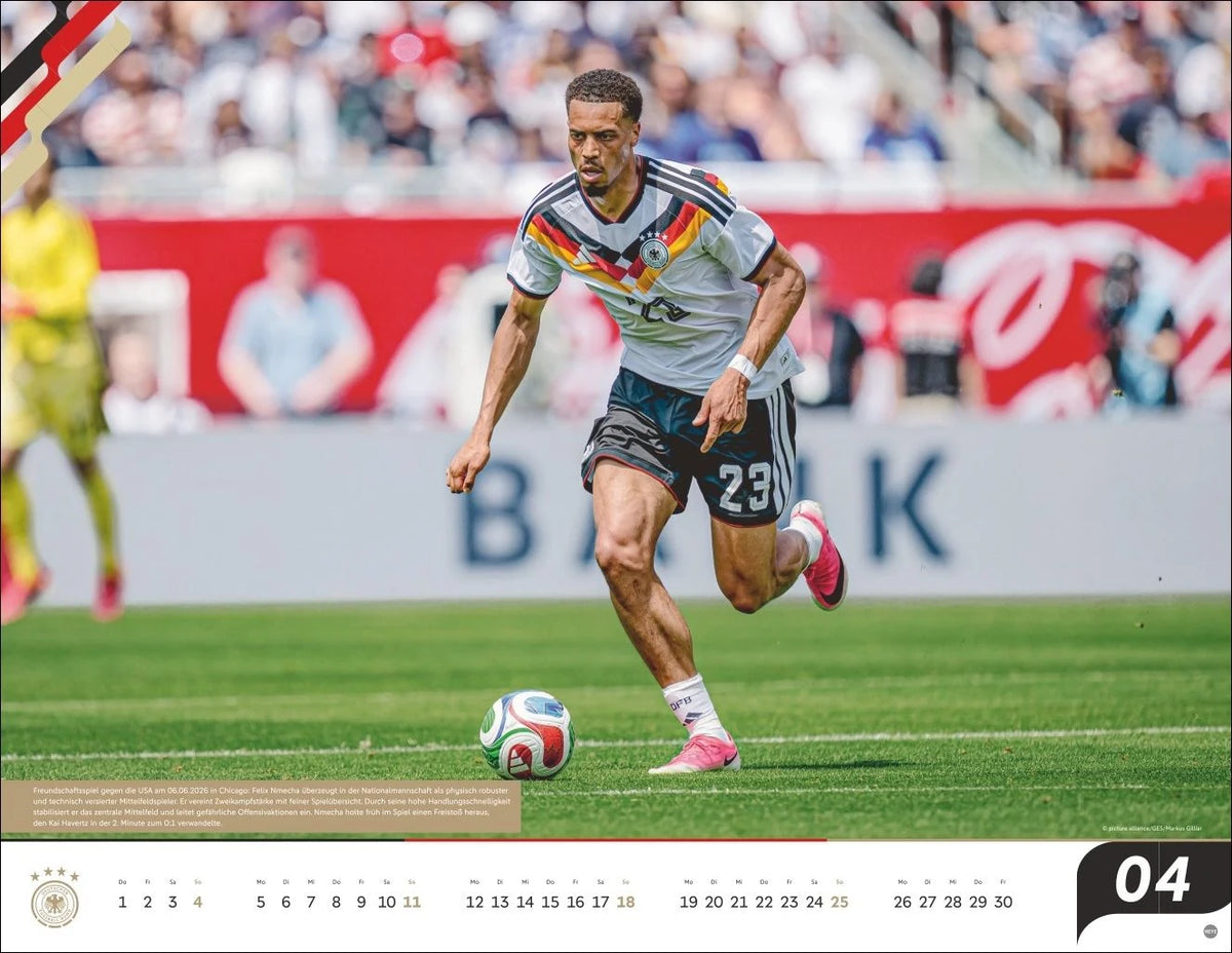 DFB Männer Posterkalender 2027 – Ansicht