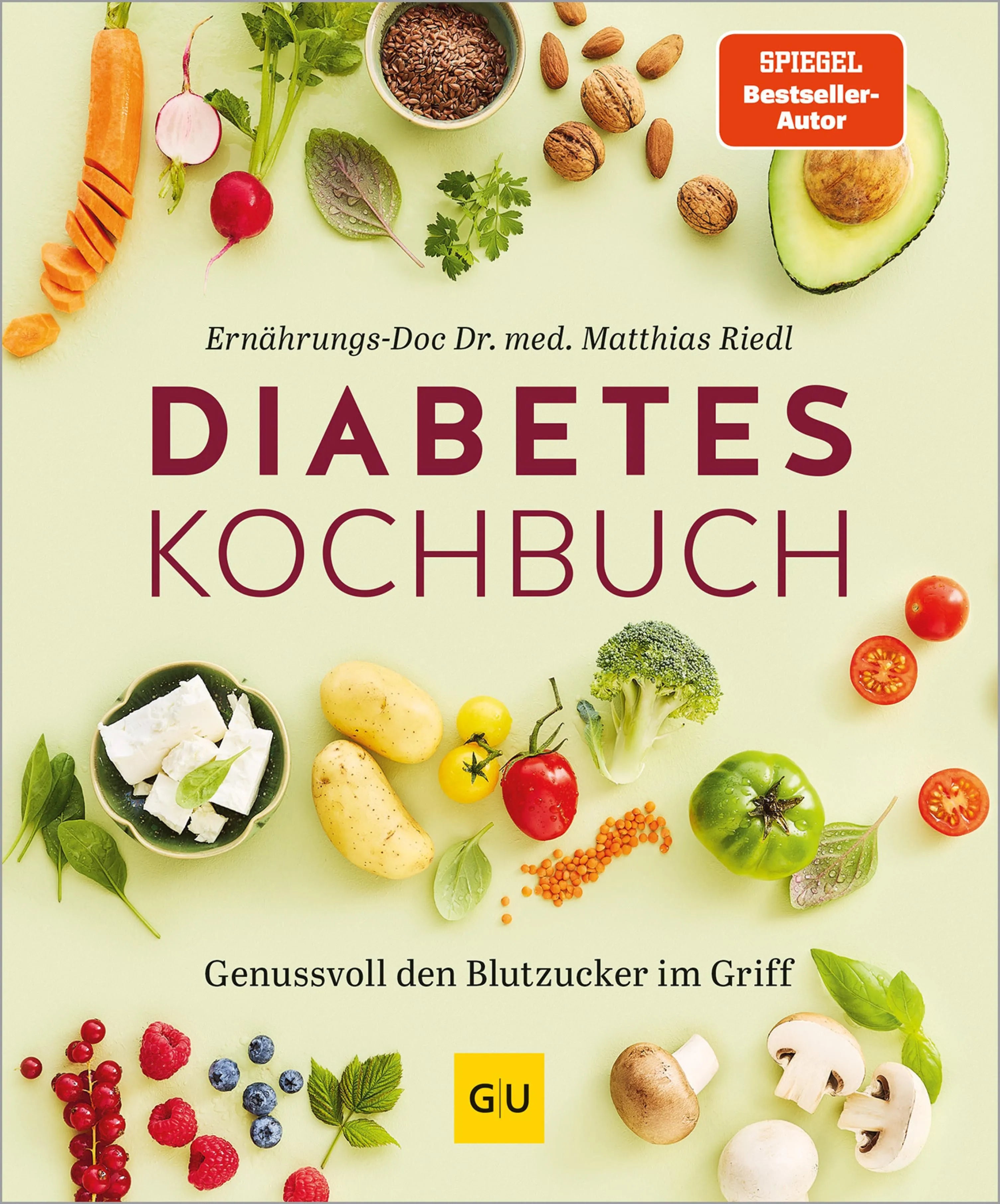 Cover: Diabetes-Kochbuch (E-Book) von Matthias Riedl