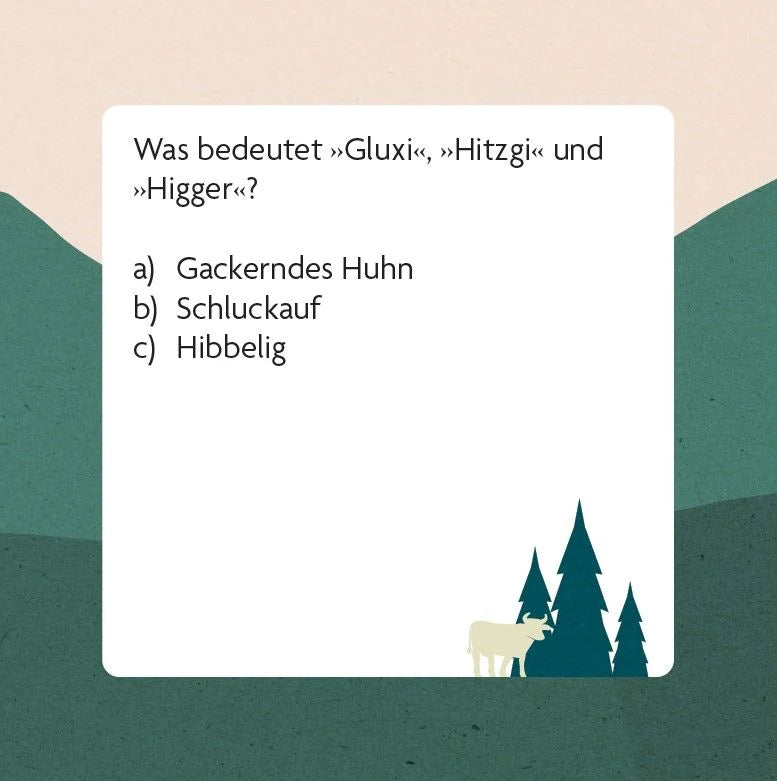 Dialekt-Quiz Schweiz – Ansicht