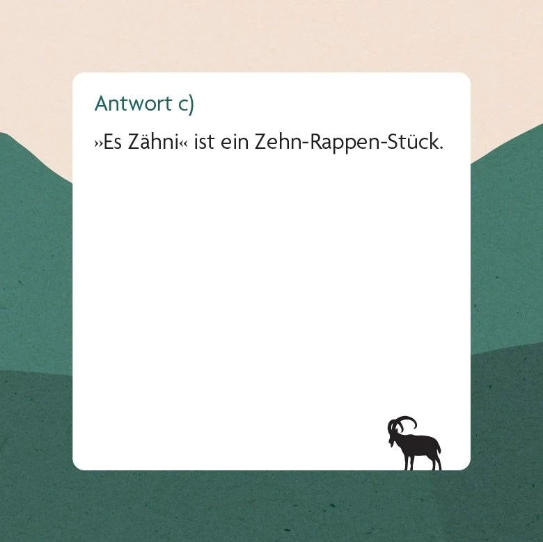 Dialekt-Quiz Schweiz – Ansicht