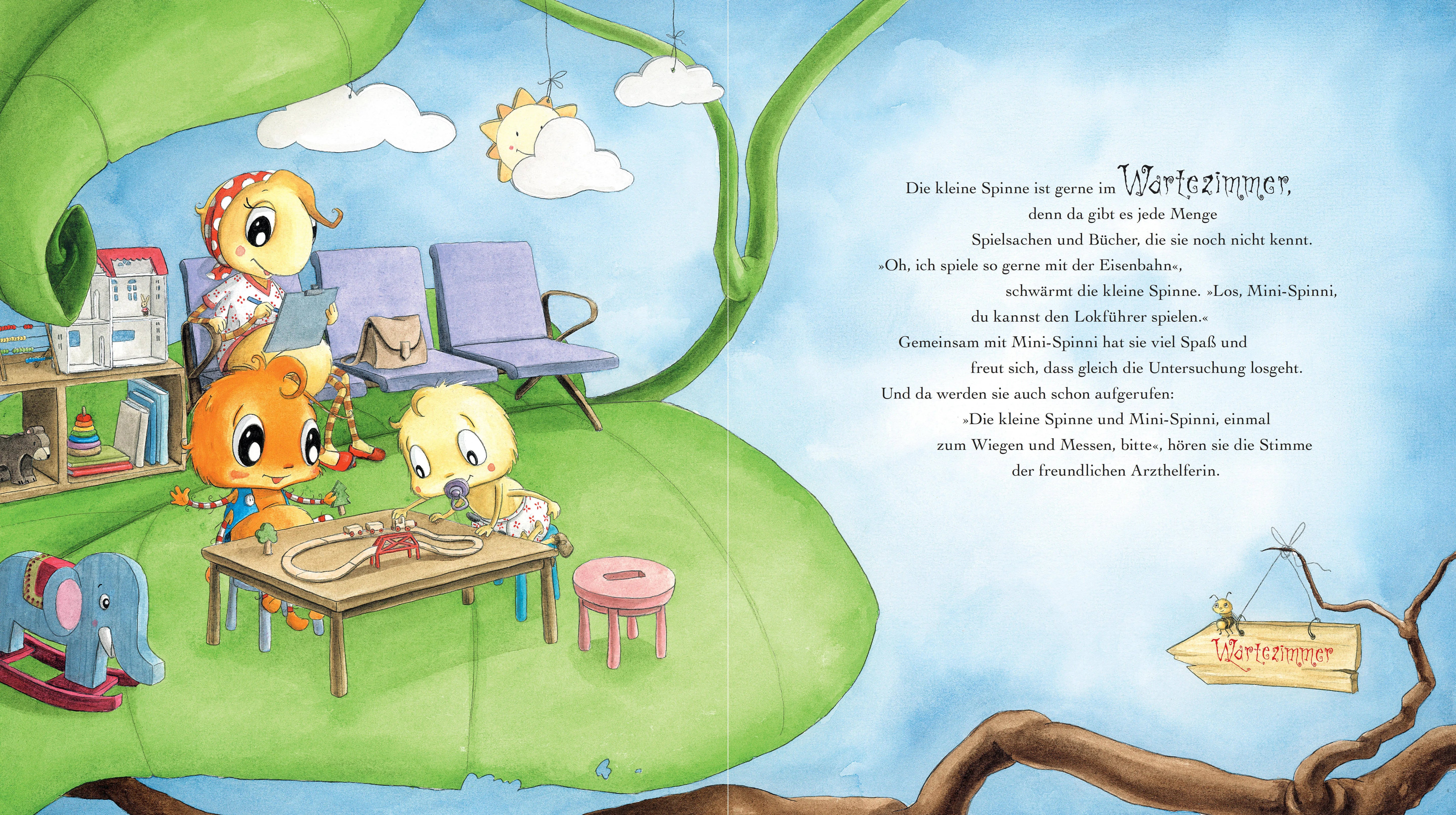 Produktansicht: Die kleine Spinne Widerlich - Besuch beim Doktor (Gebundene Ausgabe)