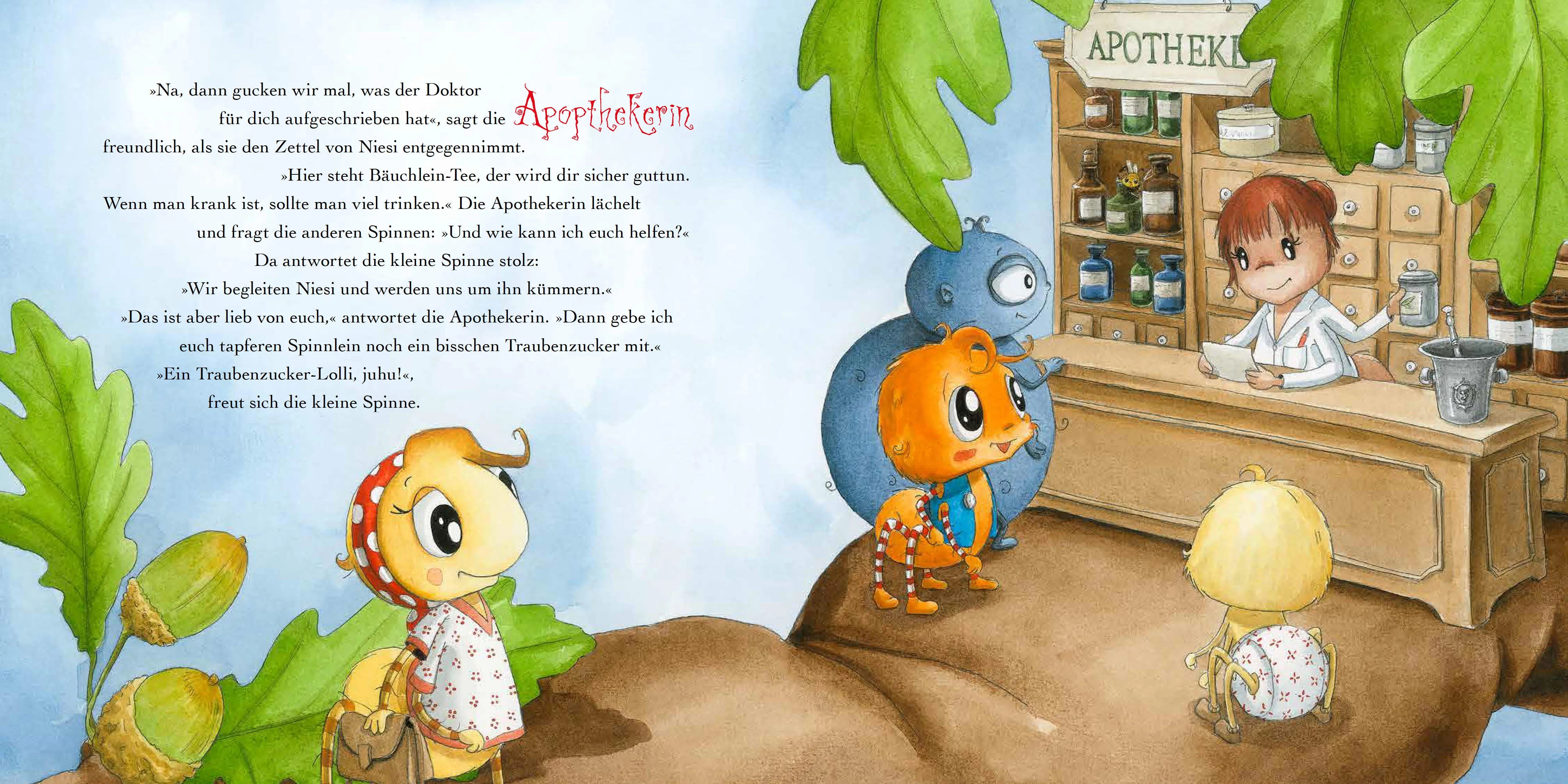 Produktansicht: Die kleine Spinne Widerlich - Besuch beim Doktor (Gebundene Ausgabe)