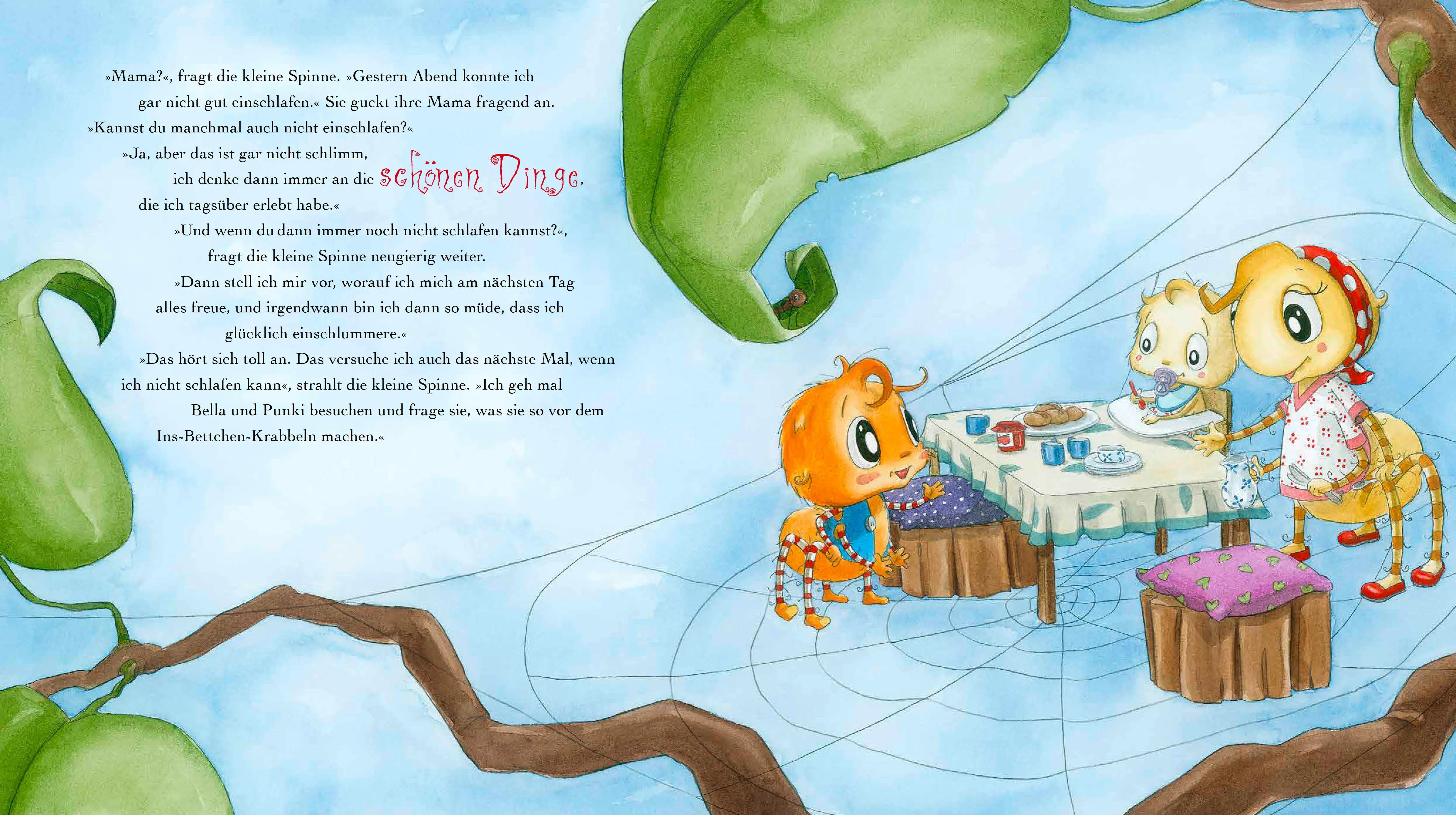 Produktansicht: Die kleine Spinne Widerlich freut sich auf ihr Bettchen (Gebundene Ausgabe)