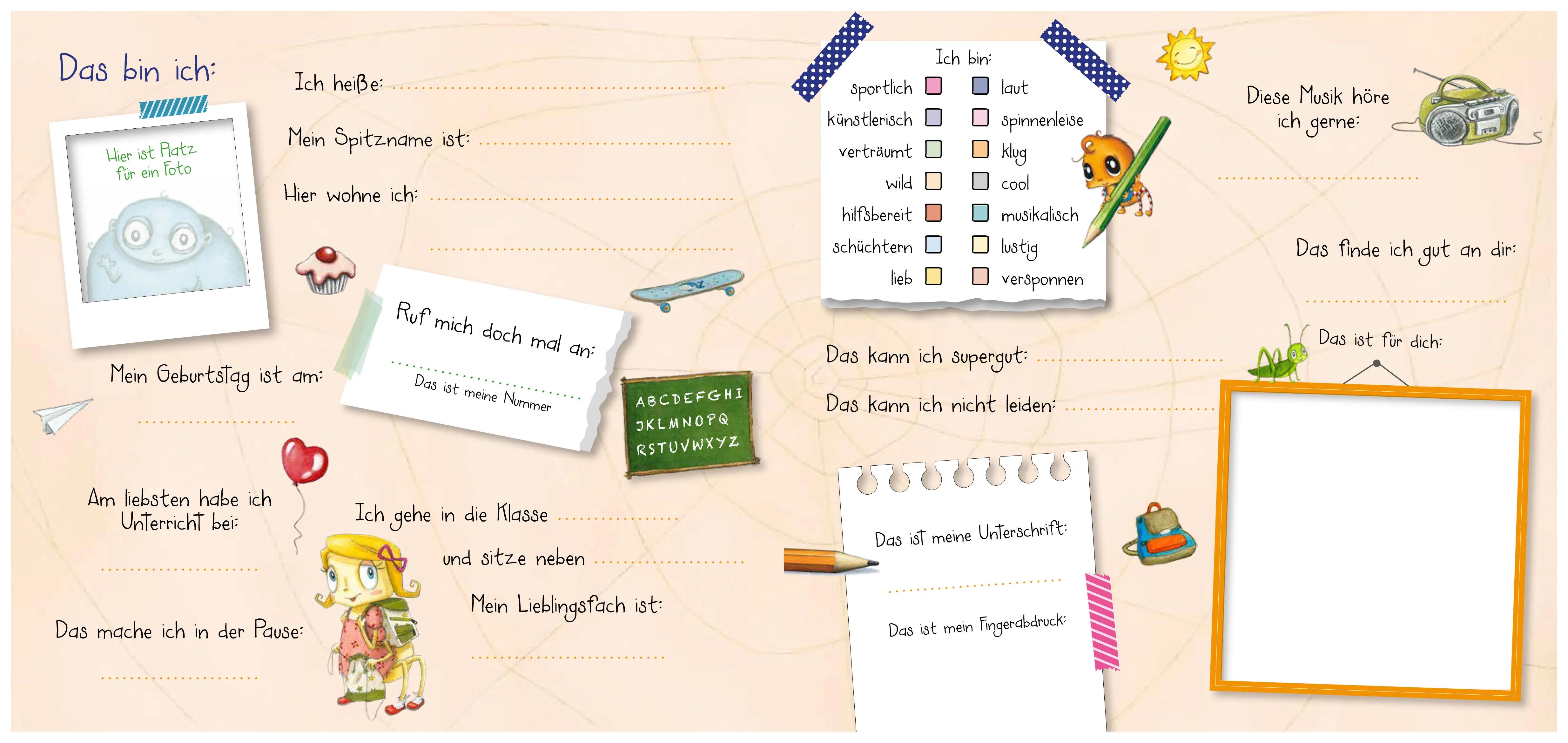 Produktansicht: Die kleine Spinne Widerlich - Meine Schulfreunde (Gebundene Ausgabe)