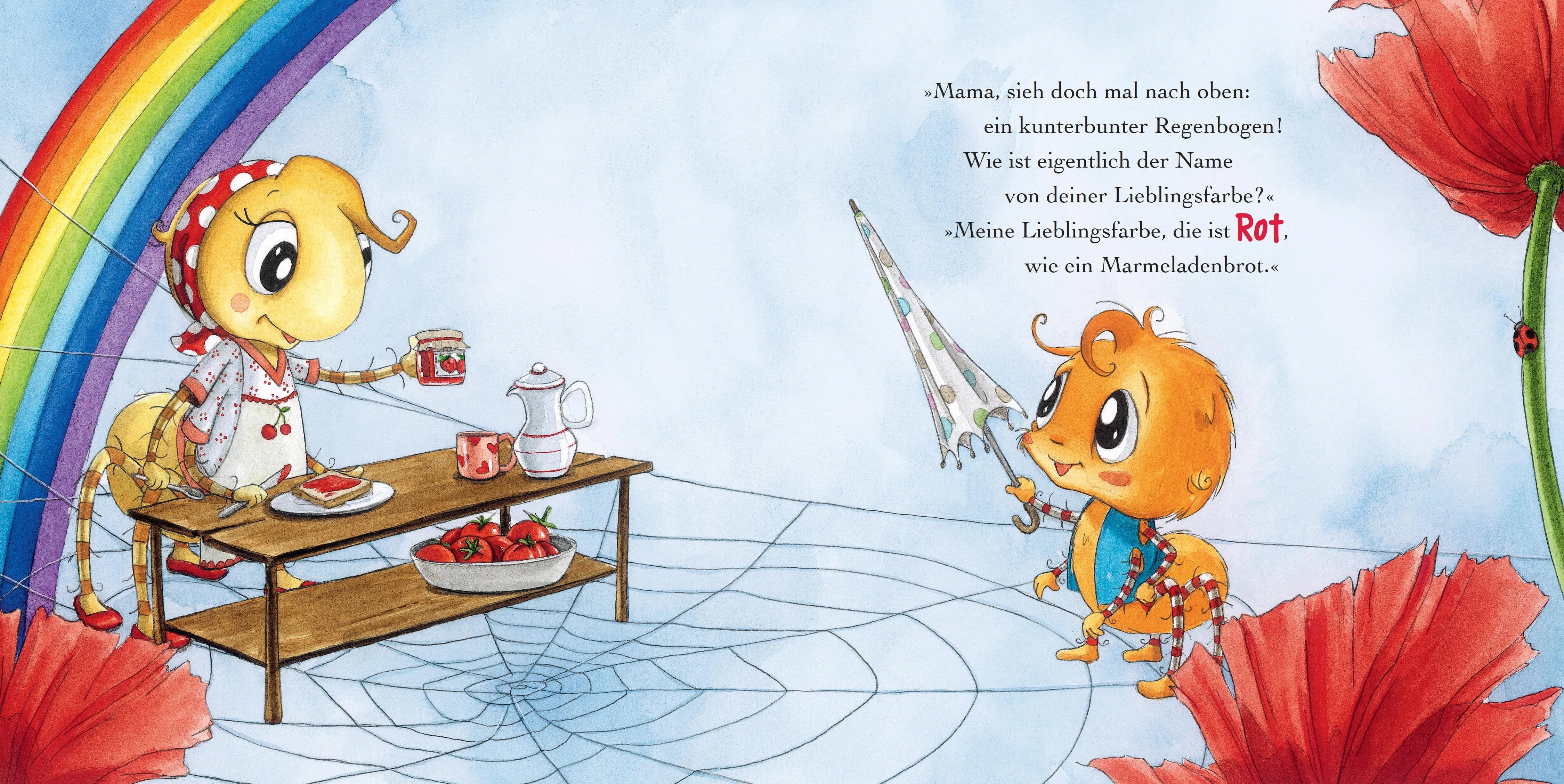 Produktansicht: Die kleine Spinne Widerlich und die Regenbogenfarben (Gebundene Ausgabe)