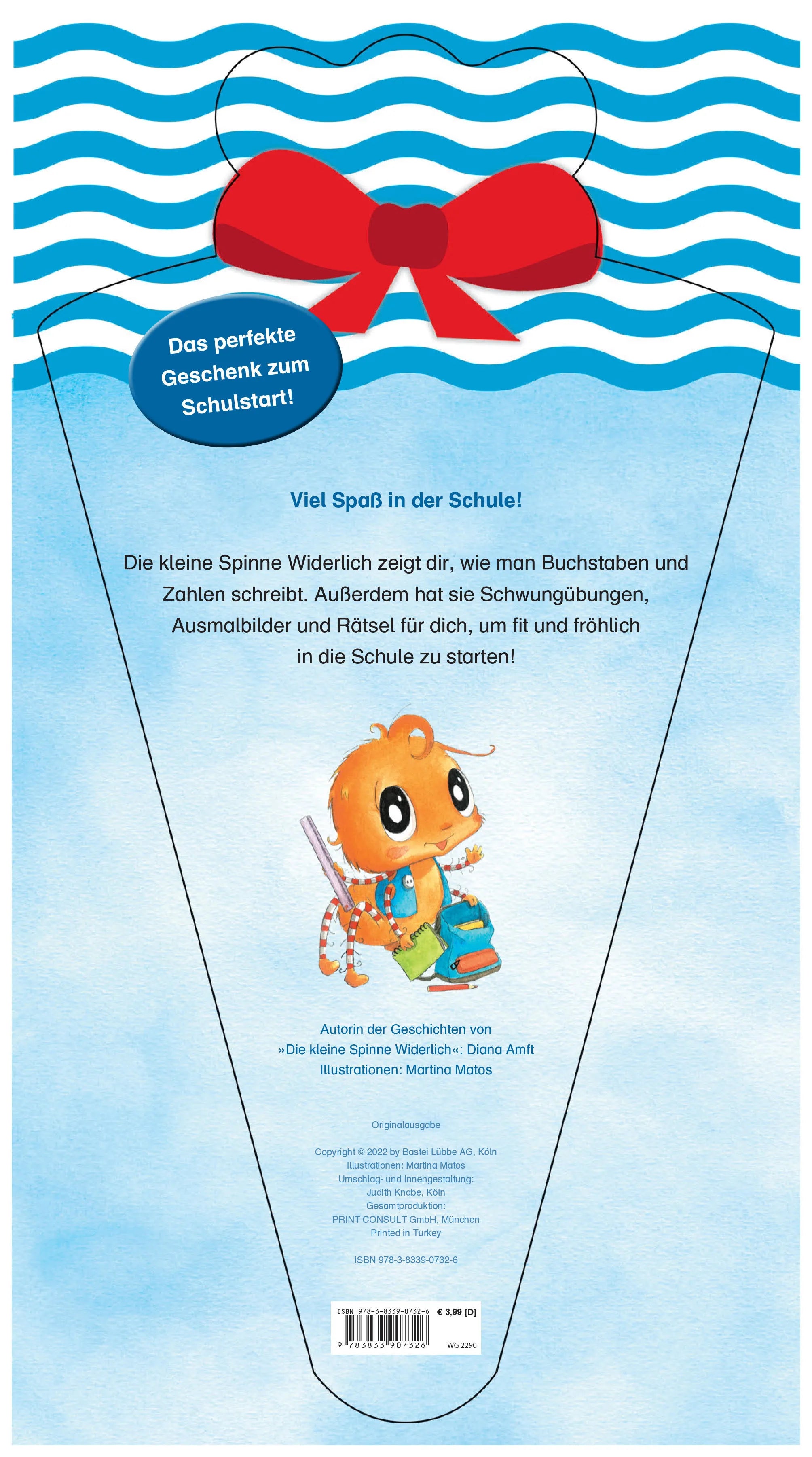 Produktansicht: Mein fröhlich-buntes Schultütenbuch mit Die kleine Spinne Widerlich (Taschenbuch)