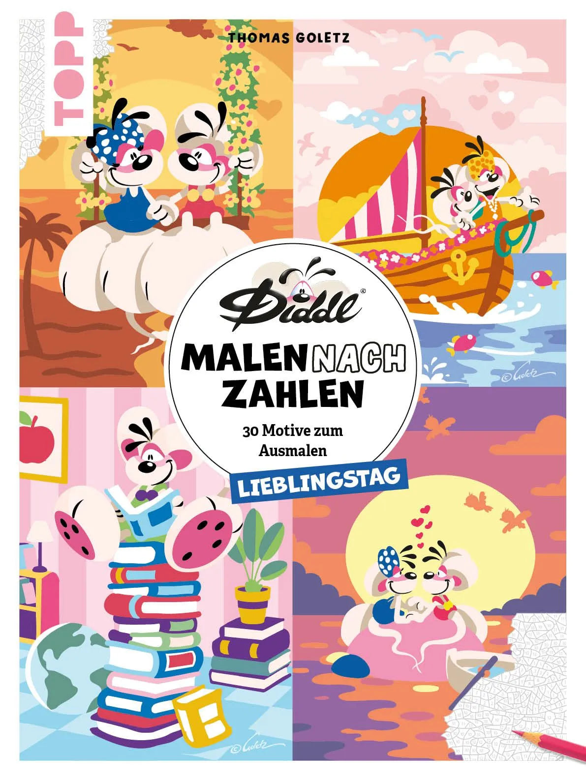 Cover: DIDDL – Malen nach Zahlen – Lieblingstag (Taschenbuch)