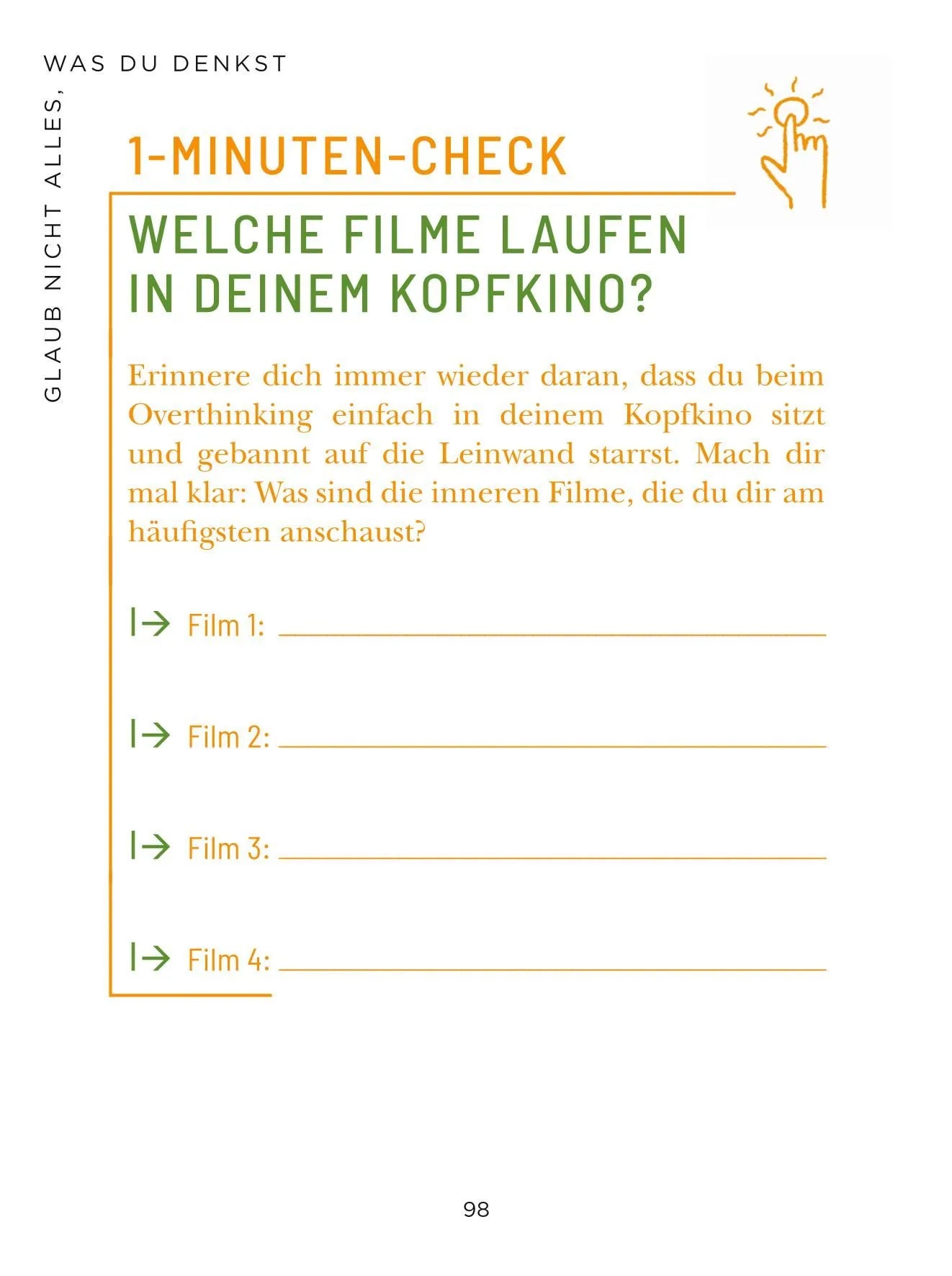Detailansicht: Die 1-Minuten-Strategie gegen Overthinking (Hardcover)