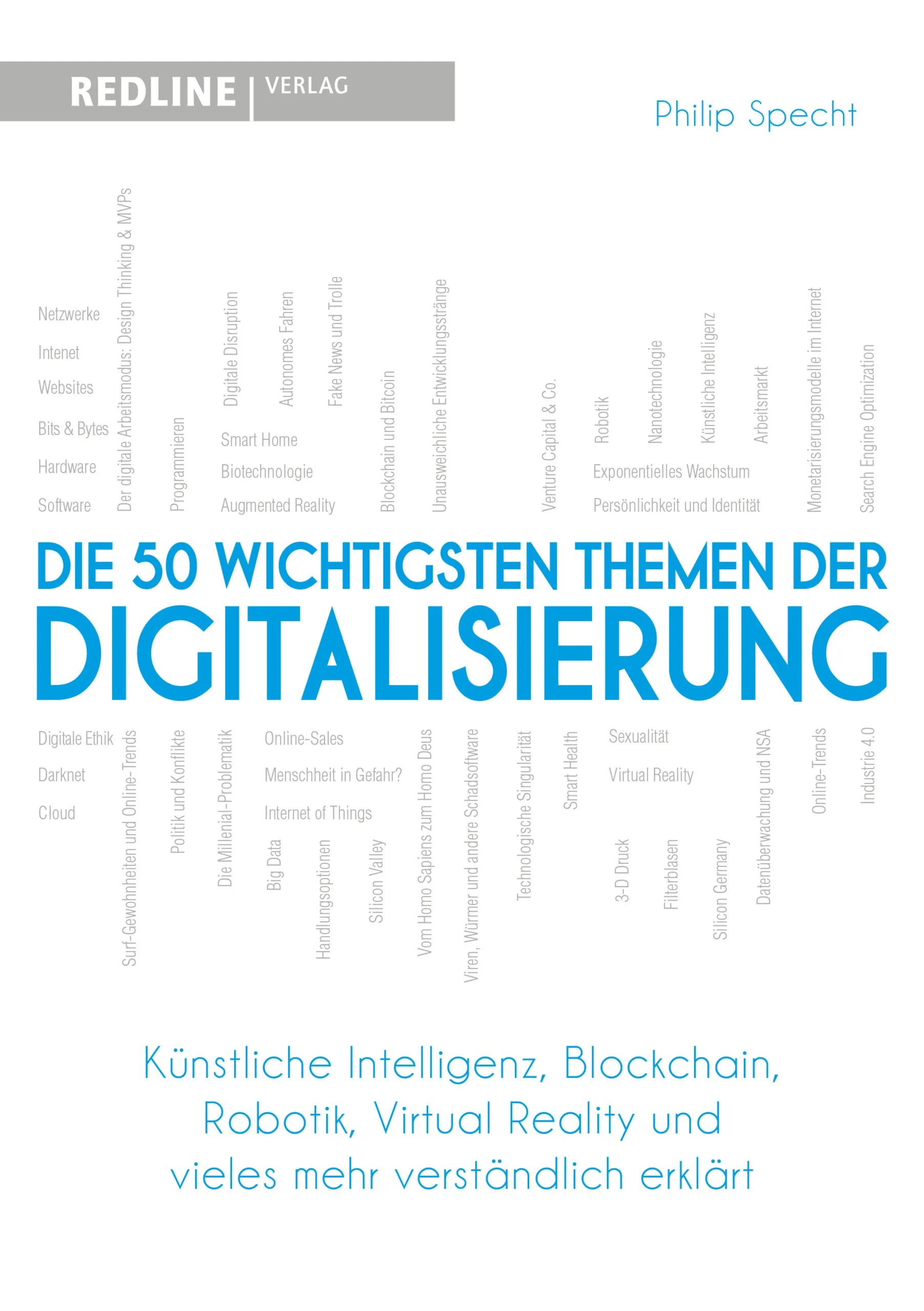 Buchcover von 'Die 50 wichtigsten Themen der Digitalisierung' - Taschenbuch von Philip Specht