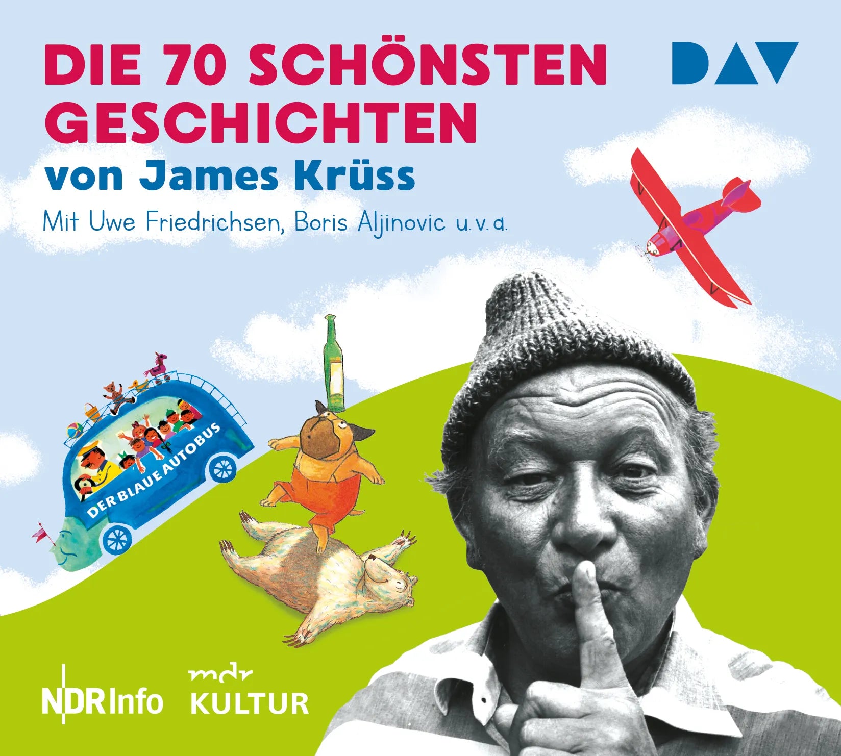 Buchcover von 'Die 70 schönsten Geschichten von James Krüss' - Hörbuch (CD) von James Krüss