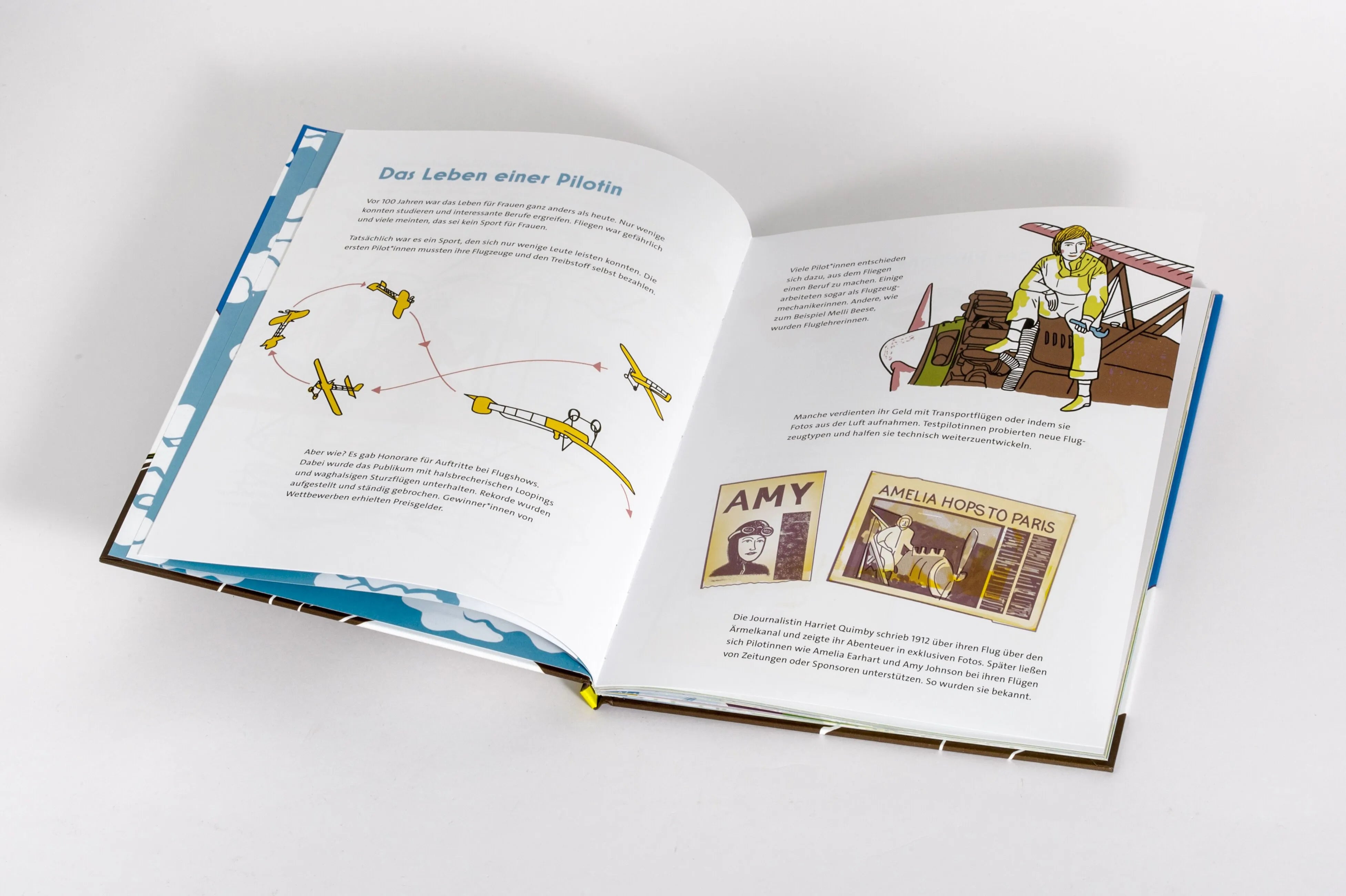 Detailansicht: Die Abenteuer der ersten Pilotinnen (Hardcover)