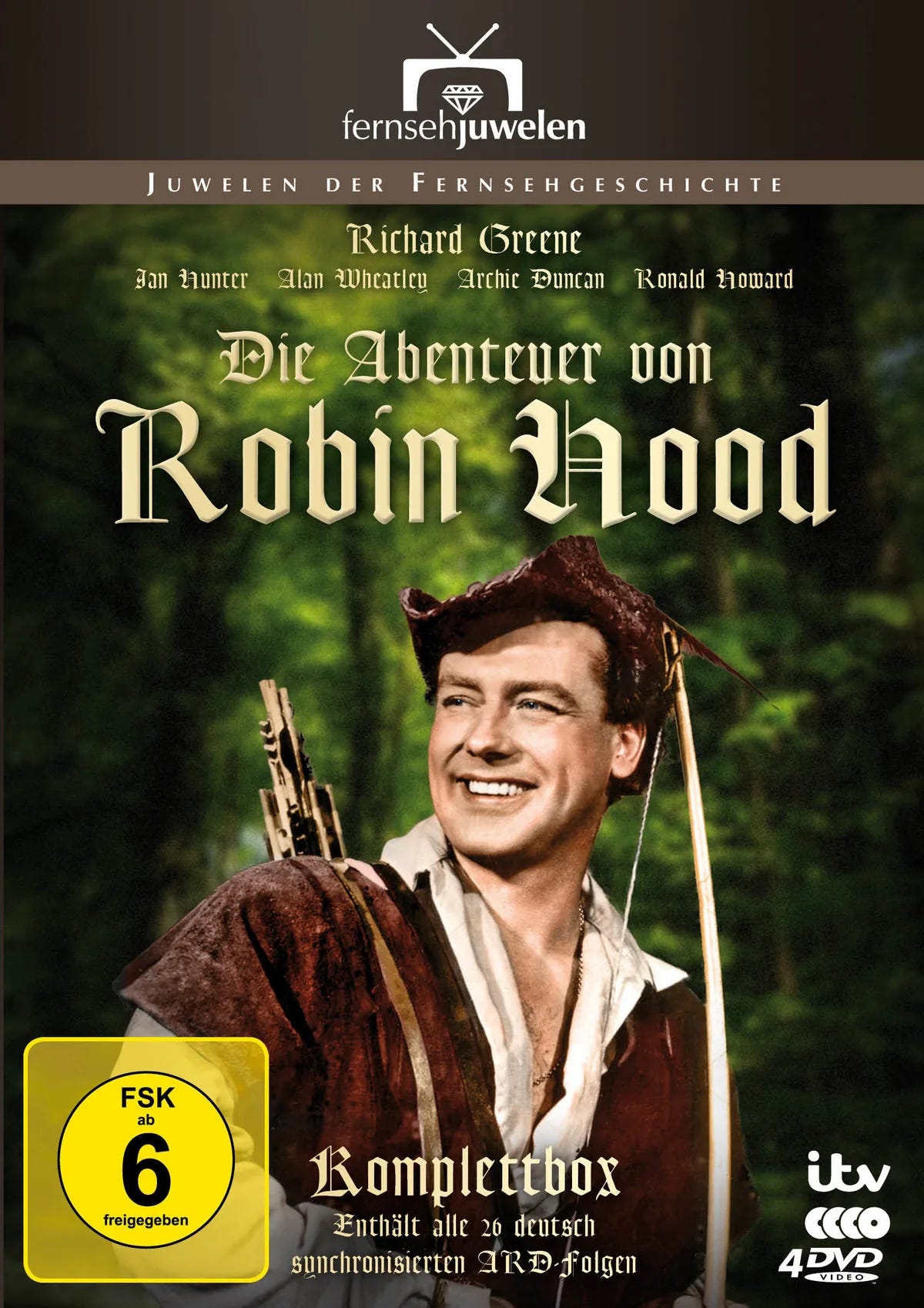 Die Abenteuer von Robin Hood - Die ARD-Gesamtedi - DVD