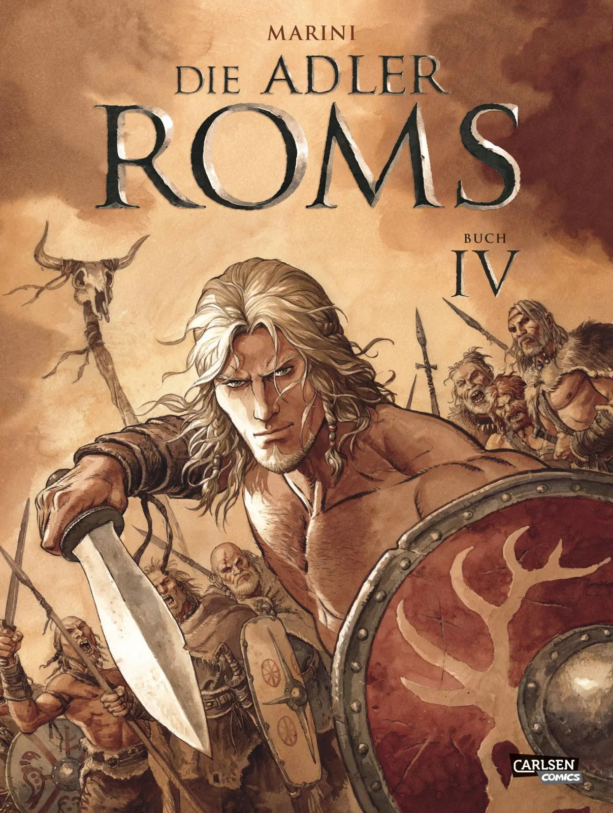 Buchcover von 'Die Adler Roms' - Gebundene Ausgabe von Enrico Marini