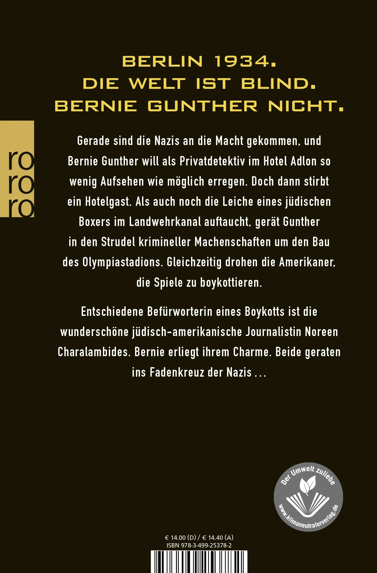 Buchrückseite von 'Die Adlon Verschwörung' mit Klappentext - Taschenbuch
