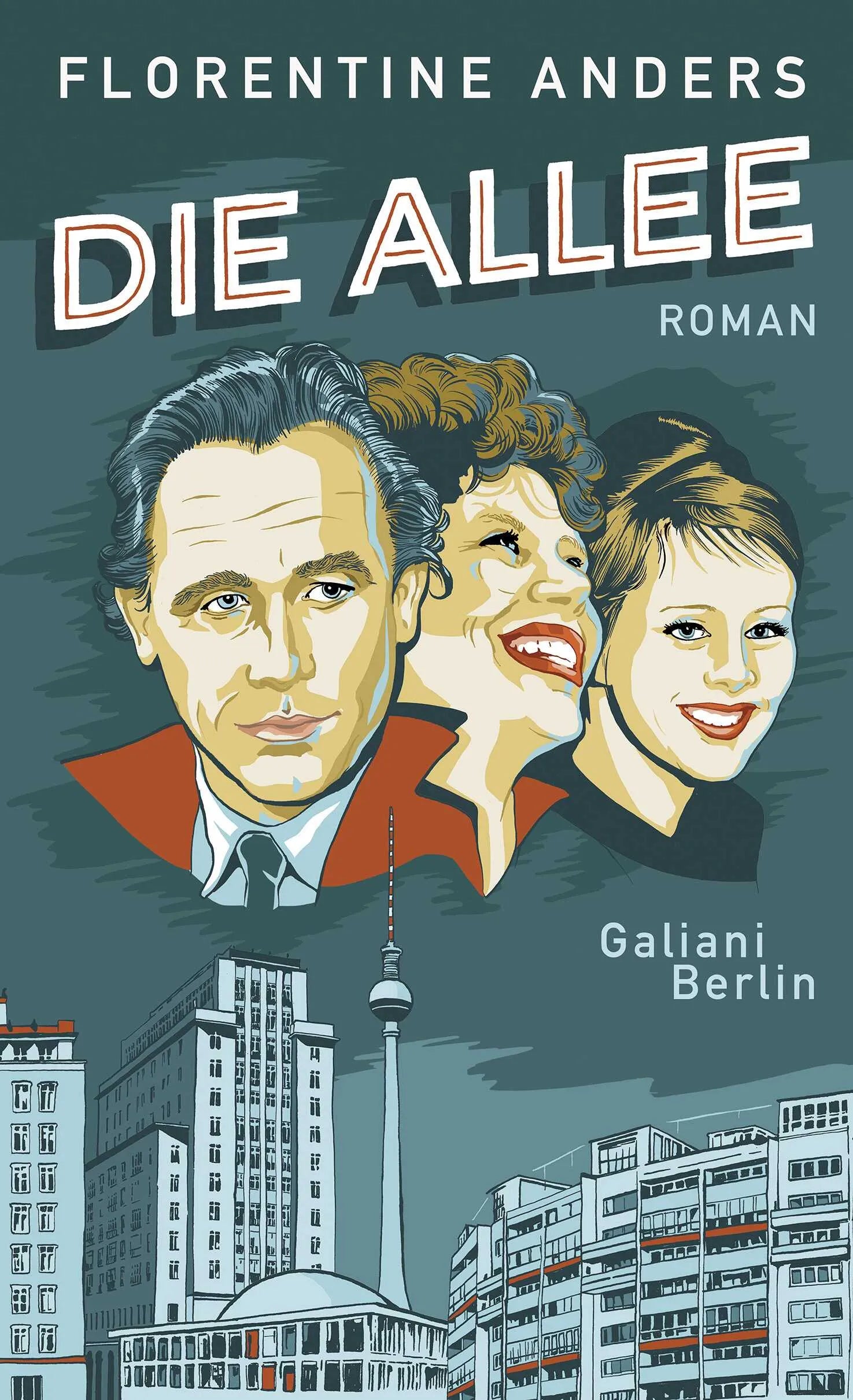 Buchcover von 'Die Allee' - Gebundene Ausgabe von Florentine Anders