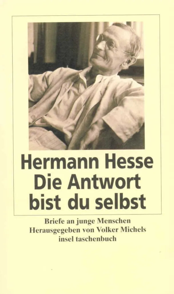 Buchcover von 'Die Antwort bist du selbst' - Taschenbuch von Hermann Hesse