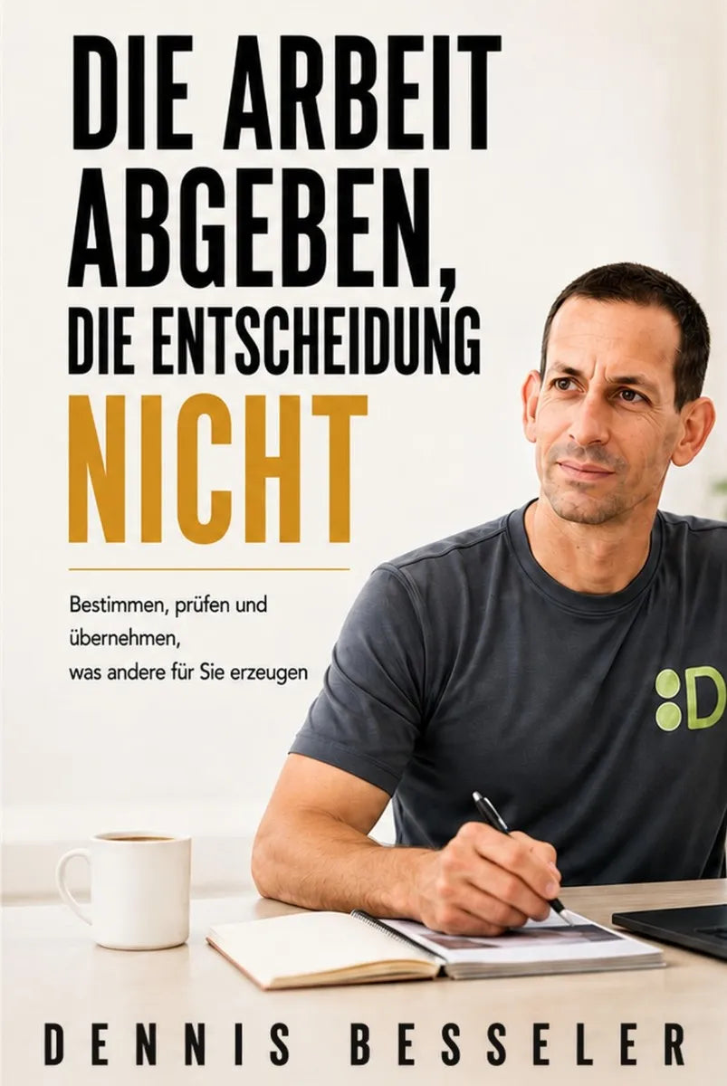 Cover: DIE ARBEIT ABGEBEN, DIE ENTSCHEIDUNG NICHT (E-Book) von Dennis Besseler