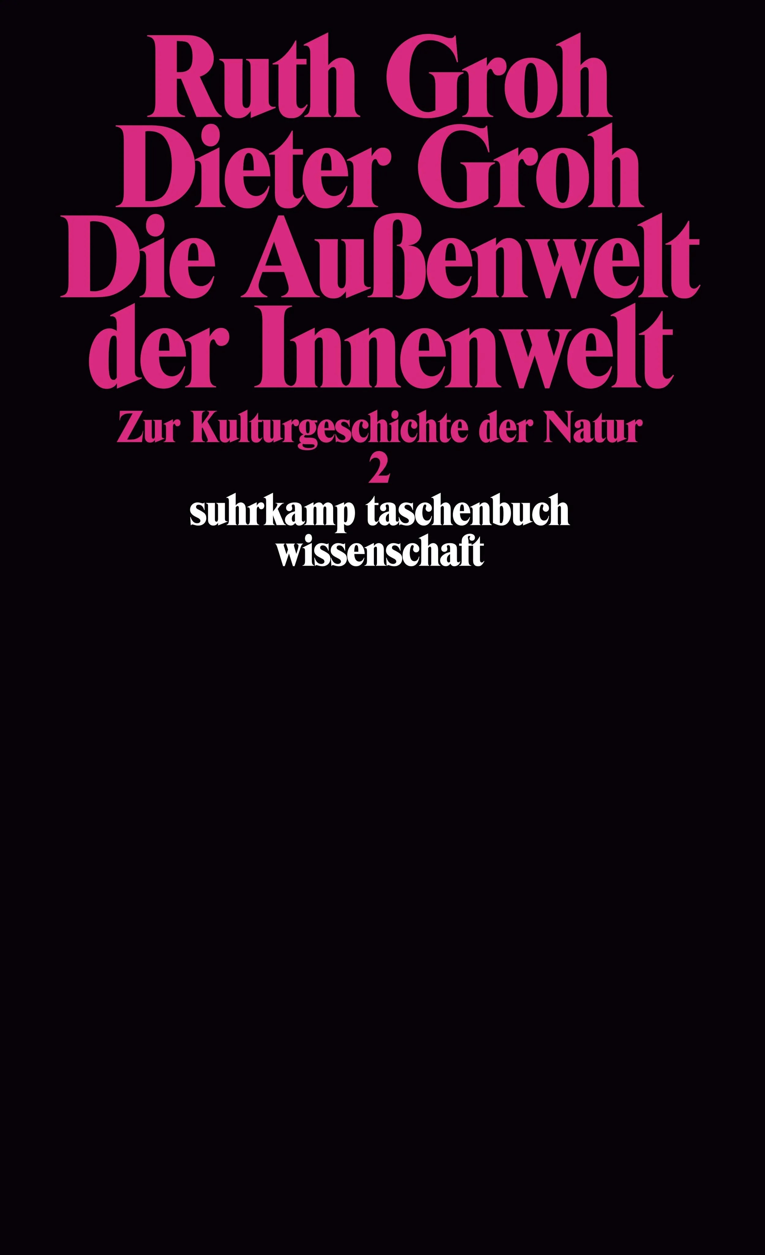 Buchcover von 'Die Außenwelt der Innenwelt' - Taschenbuch von Ruth Groh