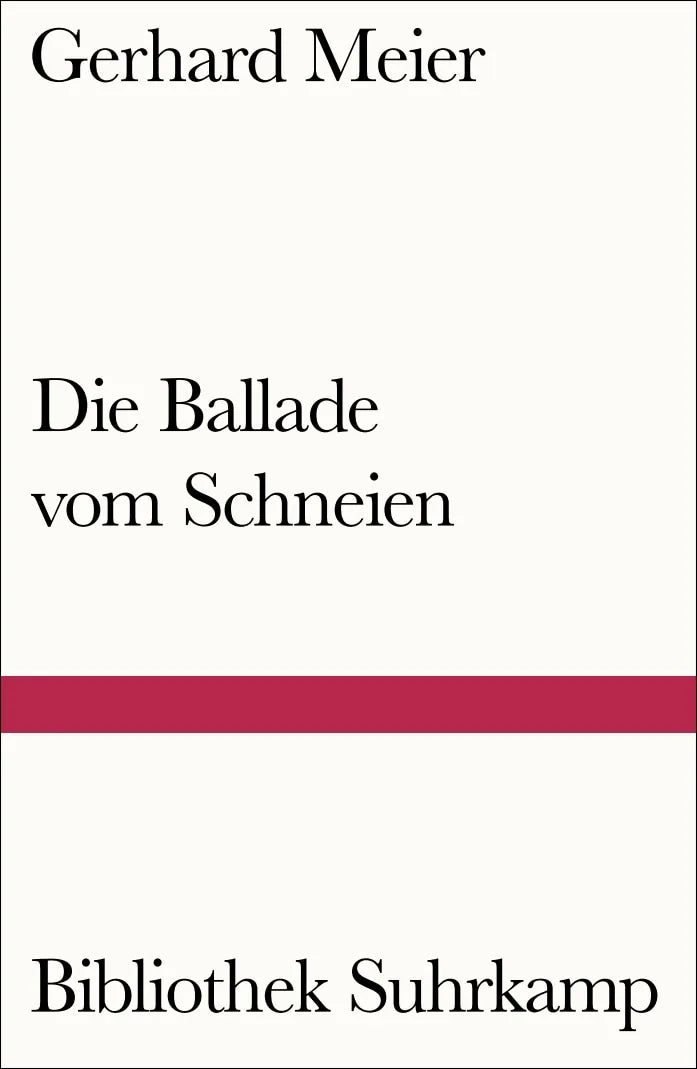 Buchcover von 'Die Ballade vom Schneien' - Taschenbuch von Gerhard Meier