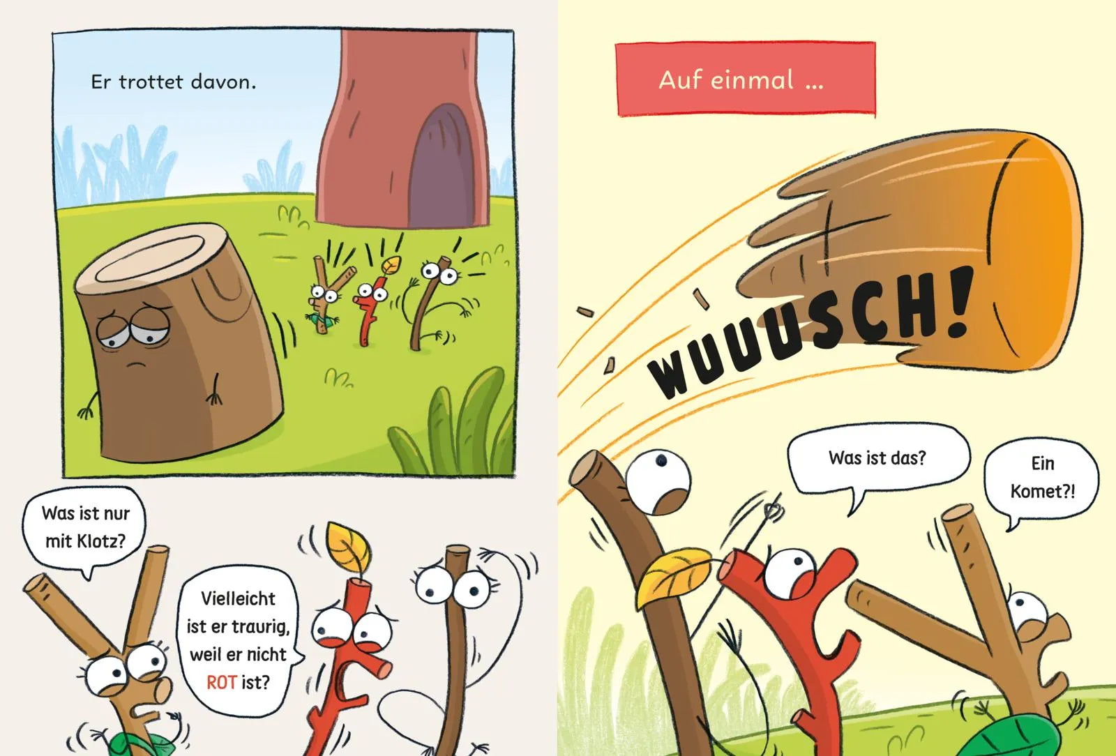Detailansicht: Die Baum-Bande: Astreine Freunde auf dem Holzweg (Hardcover)