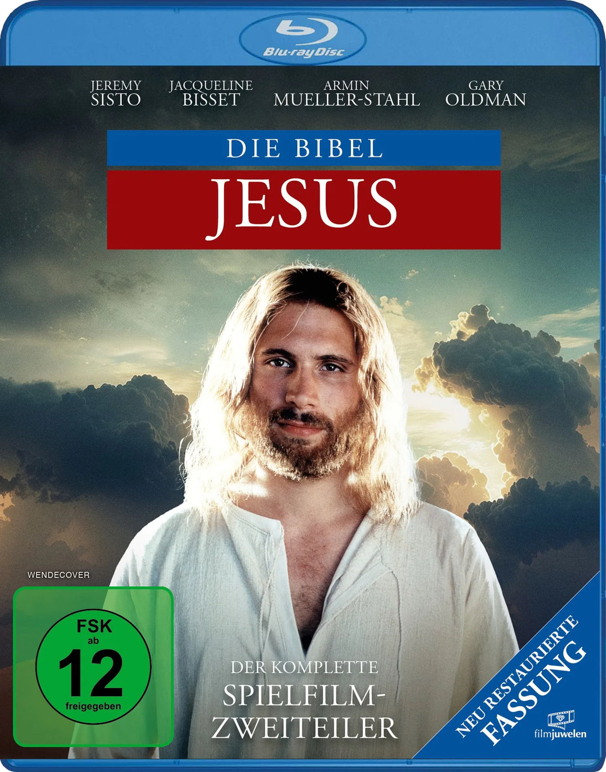 Blu-ray-Cover: Die Bibel: Jesus. Regie: Roger Young