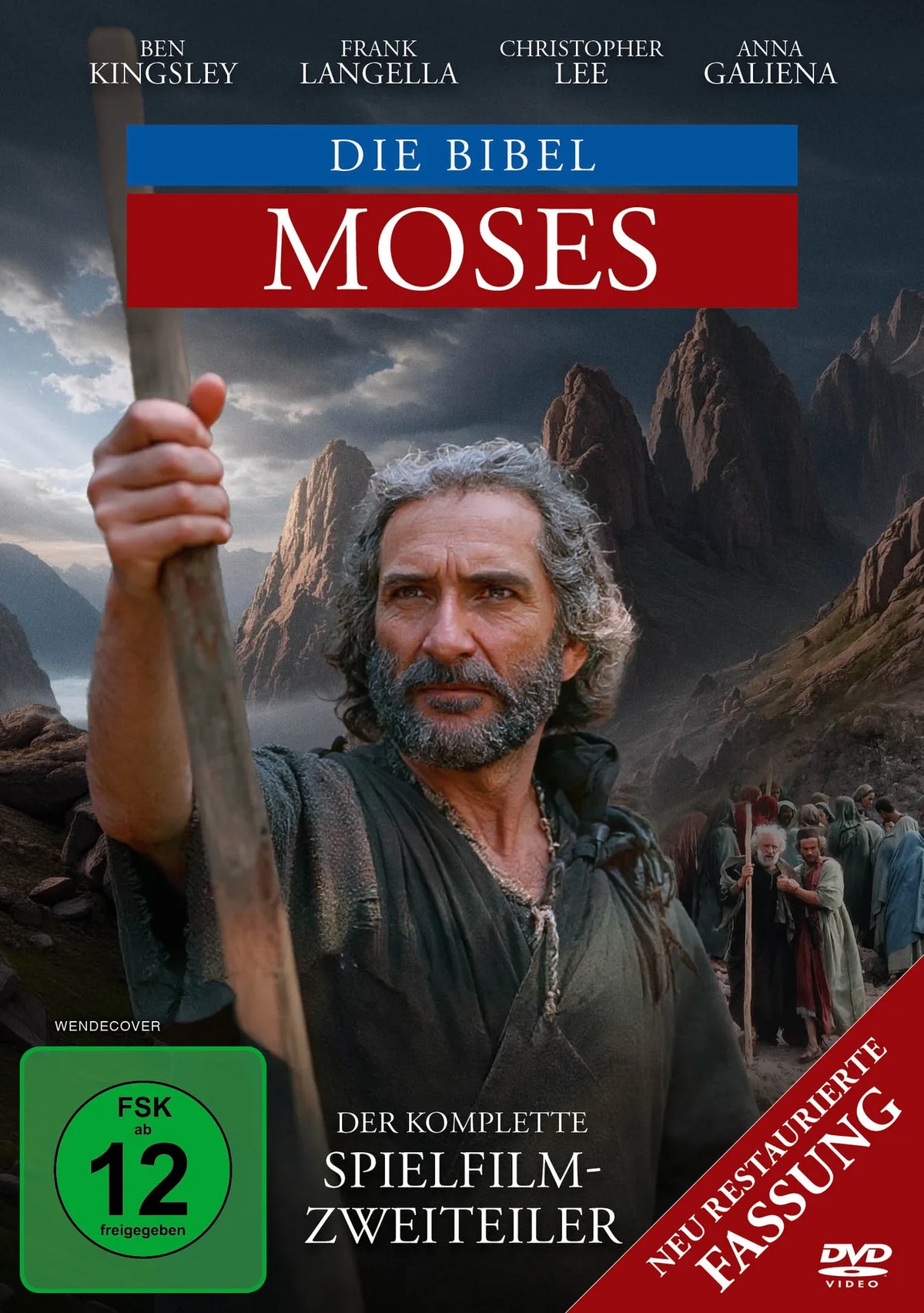 DVD-Cover: Die Bibel: Moses. Regie: Roger Young