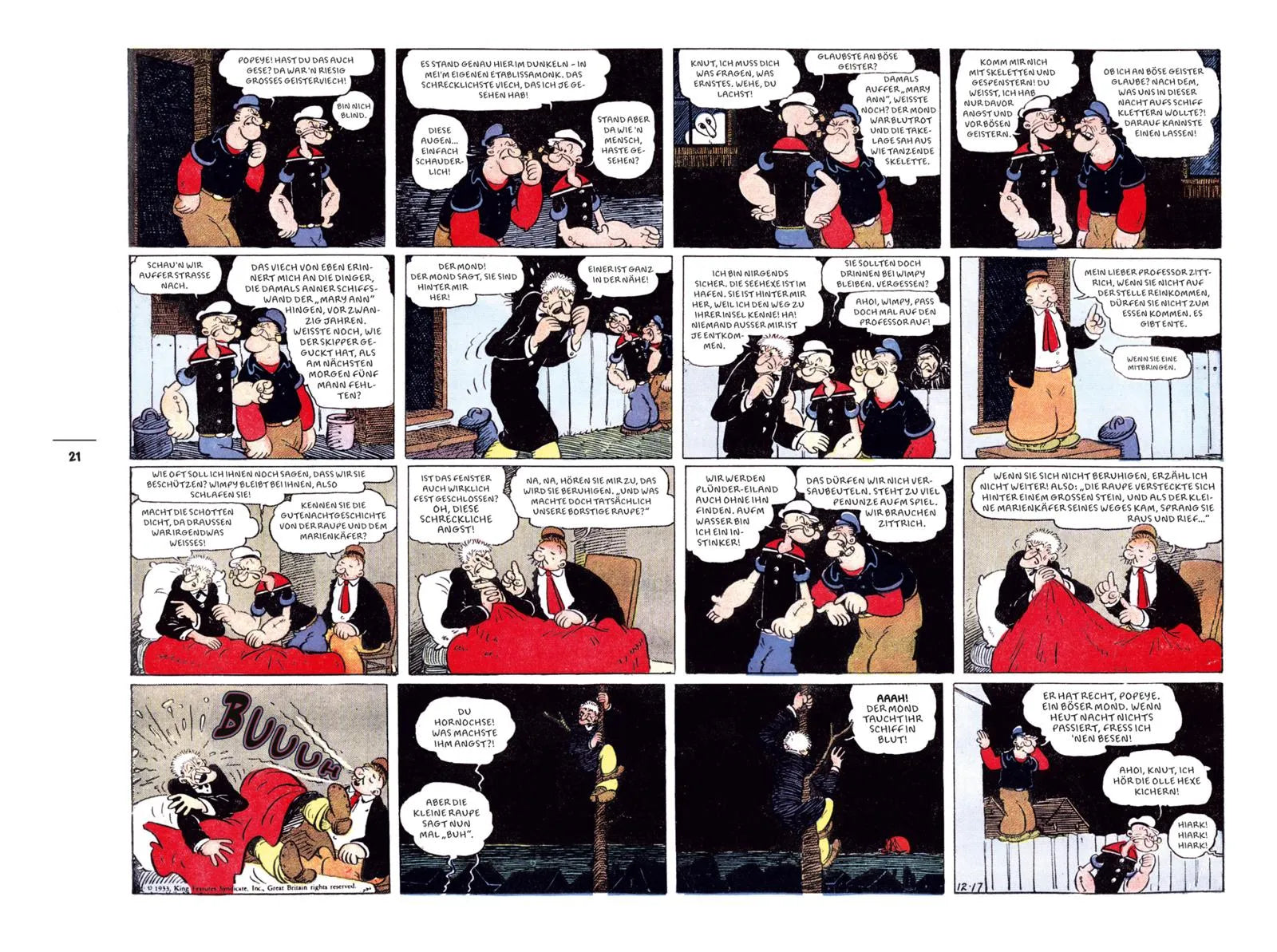 Detailansicht: Die Bibliothek der Comic-Klassiker: Popeye (Hardcover)