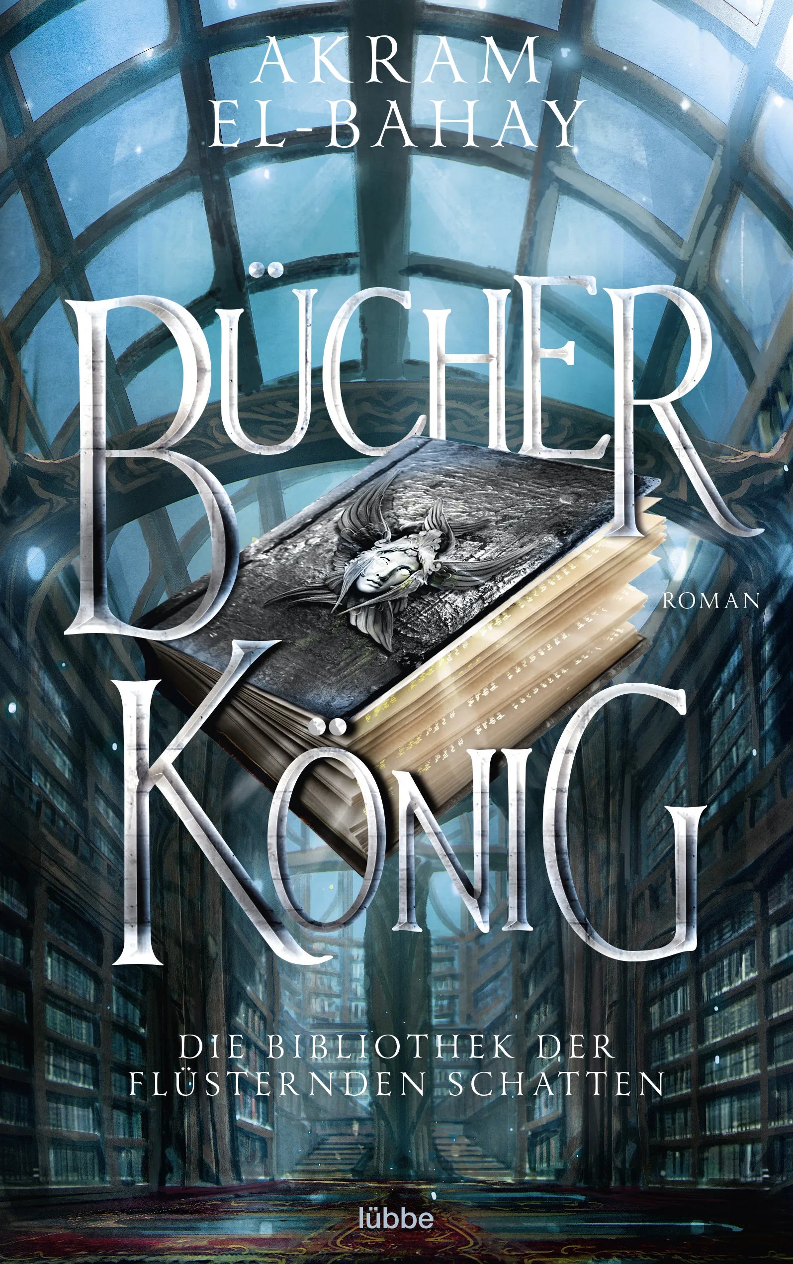 Buchcover von 'Die Bibliothek der flüsternden Schatten - Bücherkönig' - Paperback von Akram El-Bahay