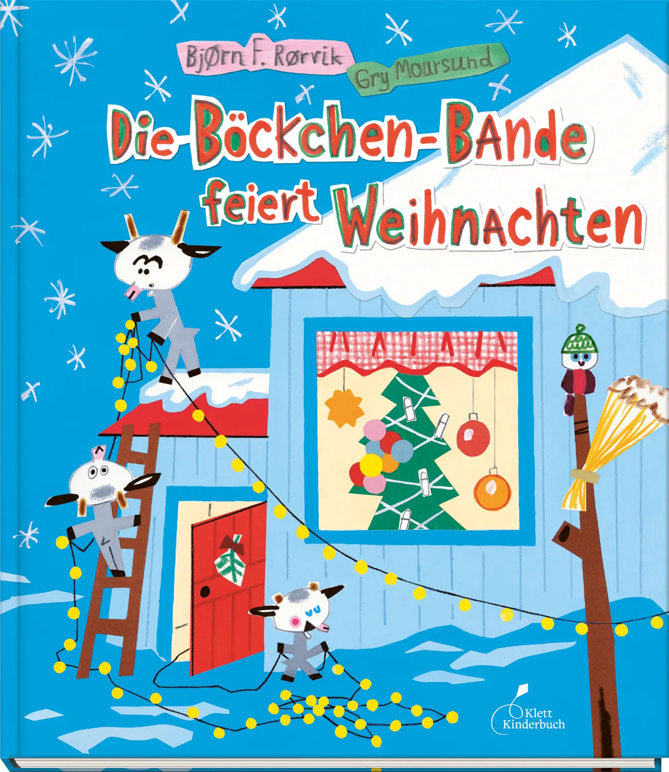 Buchcover von 'Die Böckchen-Bande feiert Weihnachten' - Gebundene Ausgabe von Bjørn F. Rørvik