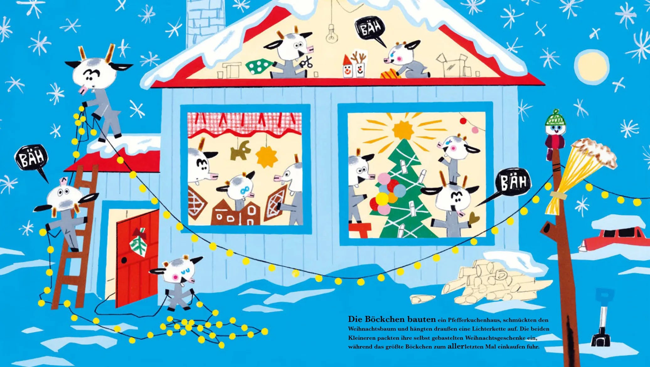 Produktansicht: Die Böckchen-Bande feiert Weihnachten (Gebundene Ausgabe)