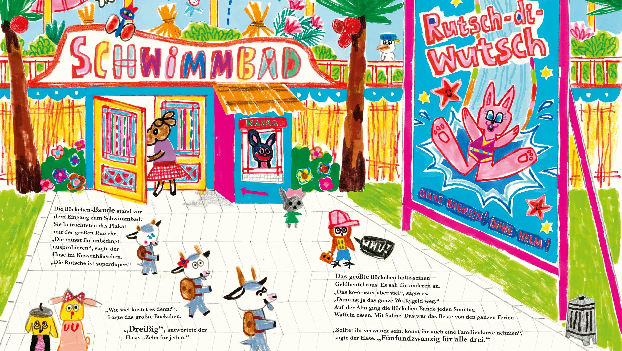 Produktansicht: Die Böckchen-Bande im Schwimmbad (Gebundene Ausgabe)