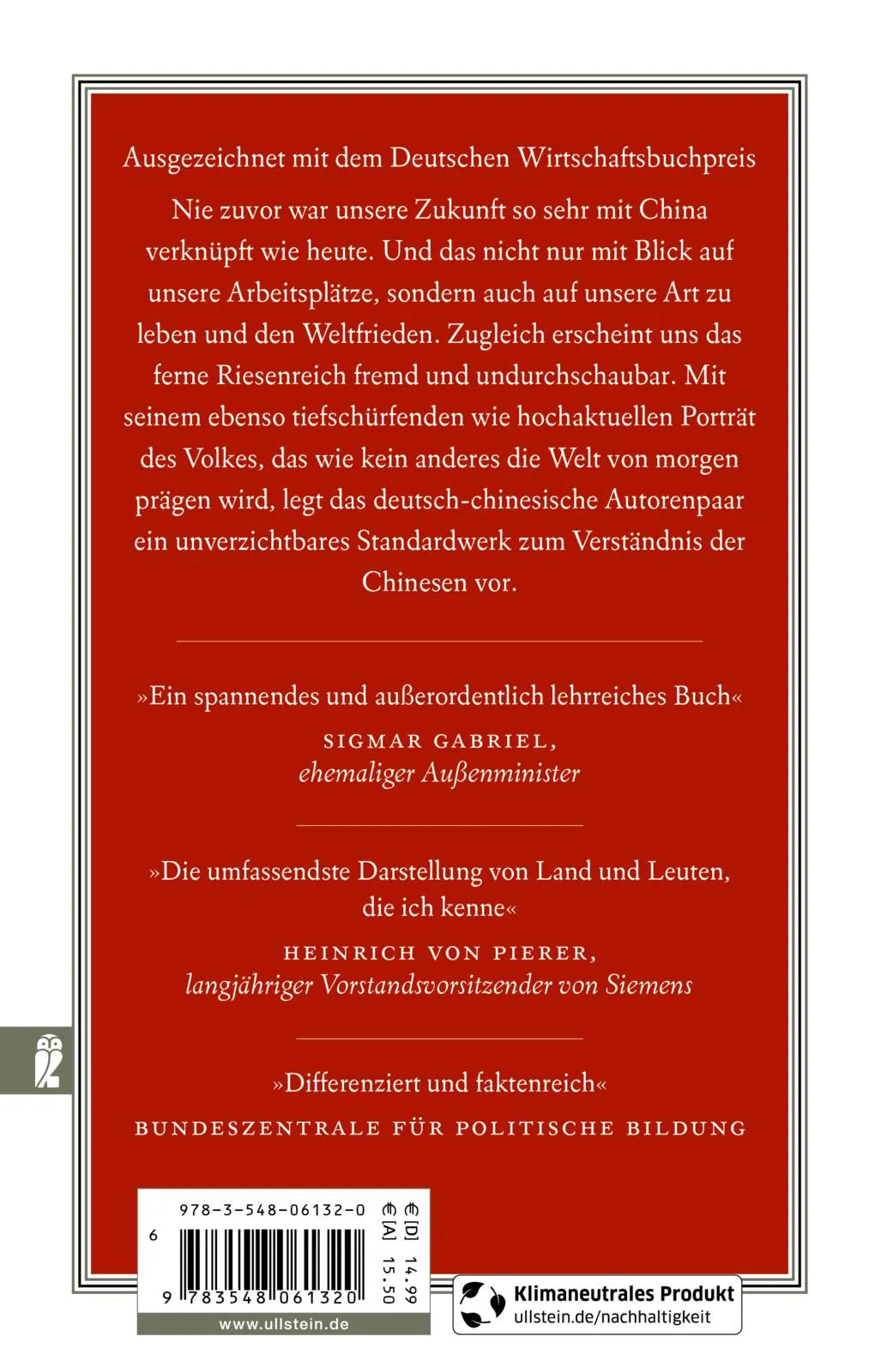 Rückseite: Die Chinesen (Taschenbuch)