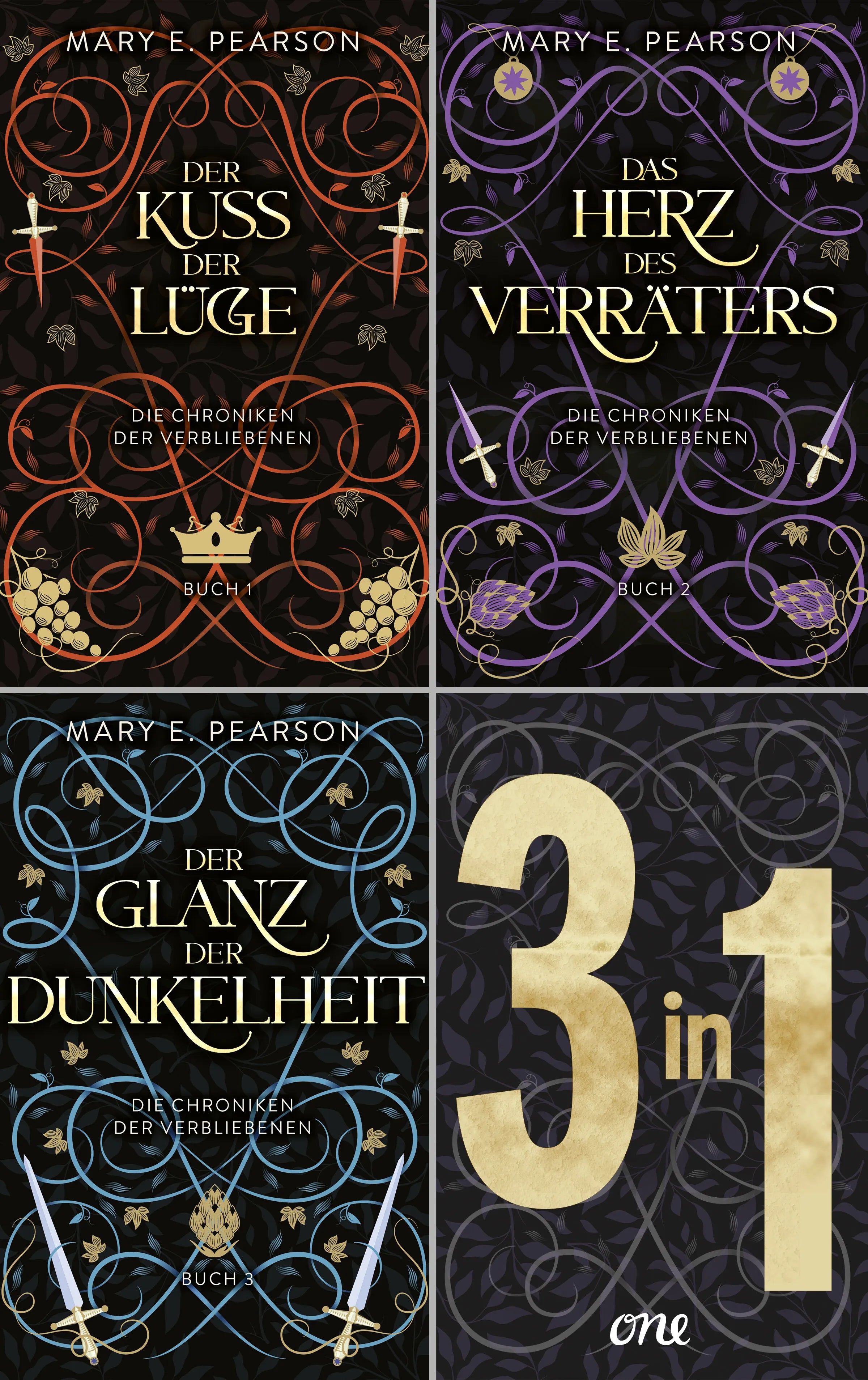 Cover: Die Chroniken der Verbliebenen 1-3: Der Kuss der Lüge / Das Herz des Verräters / Der Glanz der Dunkelheit (E-Book) von Mary E. Pearson