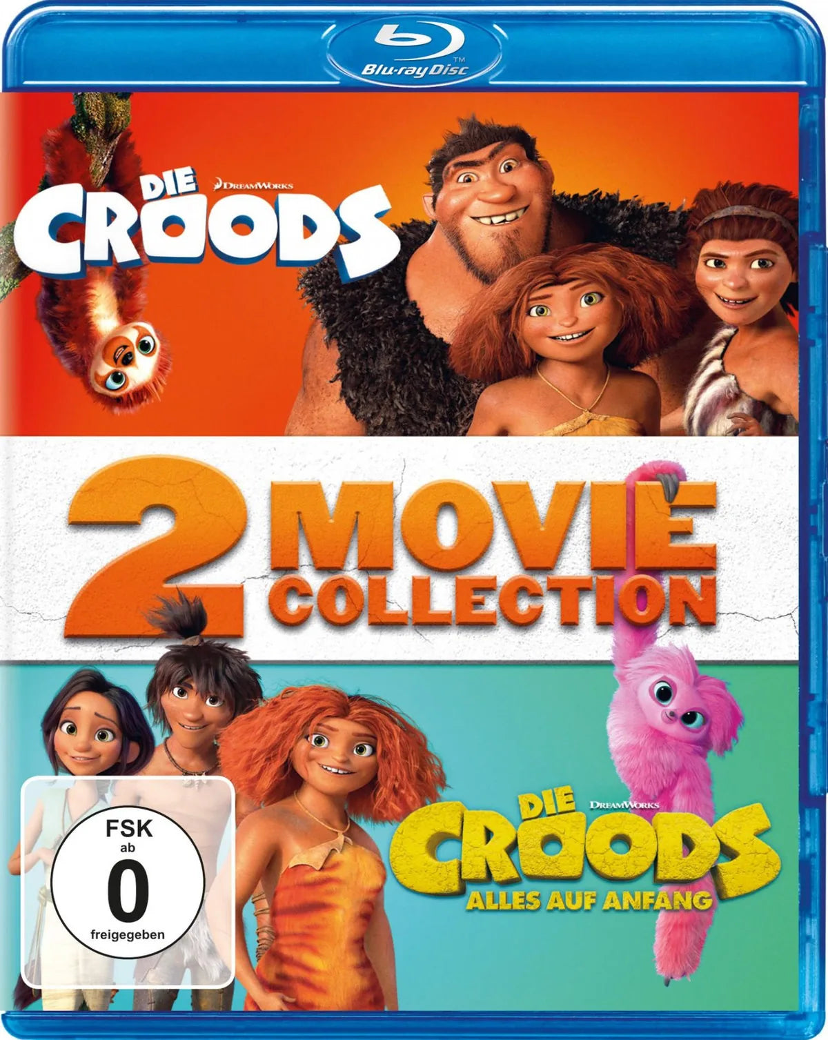 DIE CROODS 2 MOVIE COLLECTION Die Croods & Die C - Blu-ray Disc
