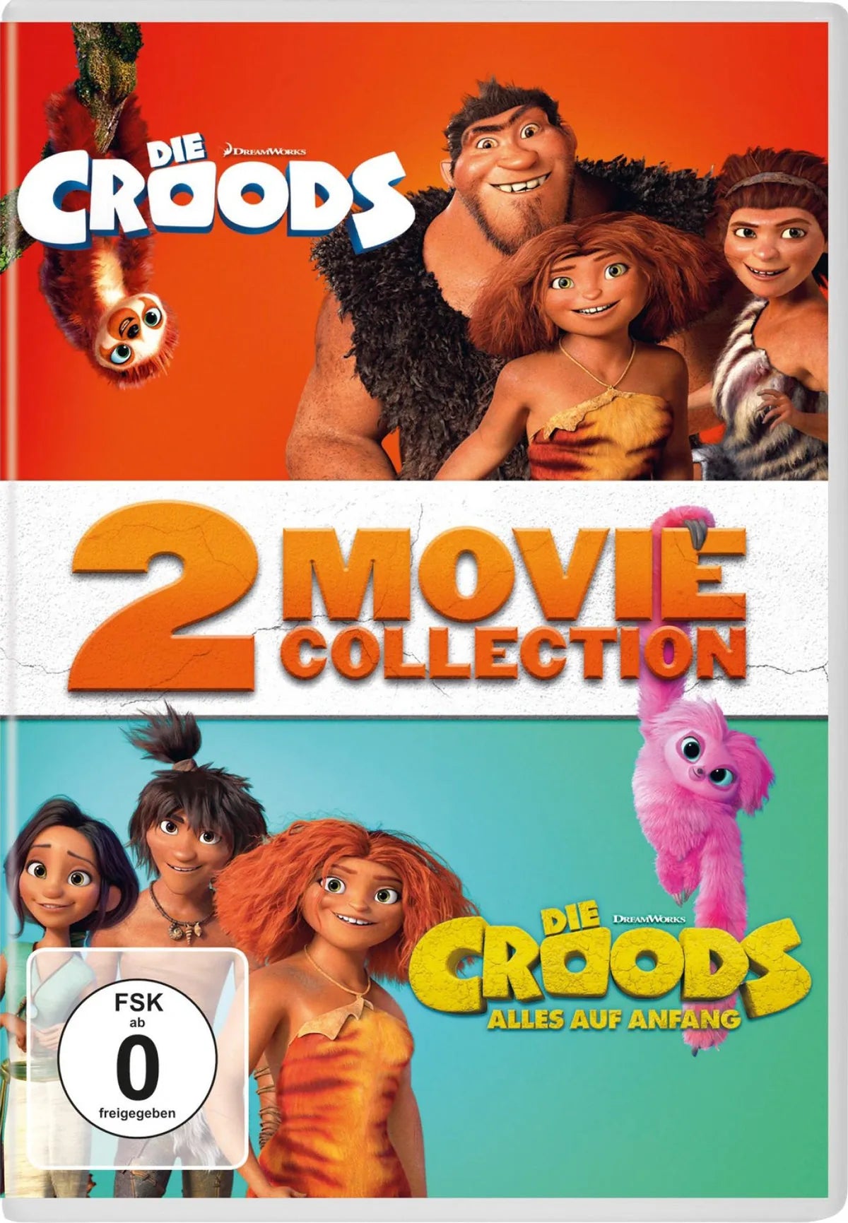 DIE CROODS 2 MOVIE COLLECTION Die Croods & Die C - DVD