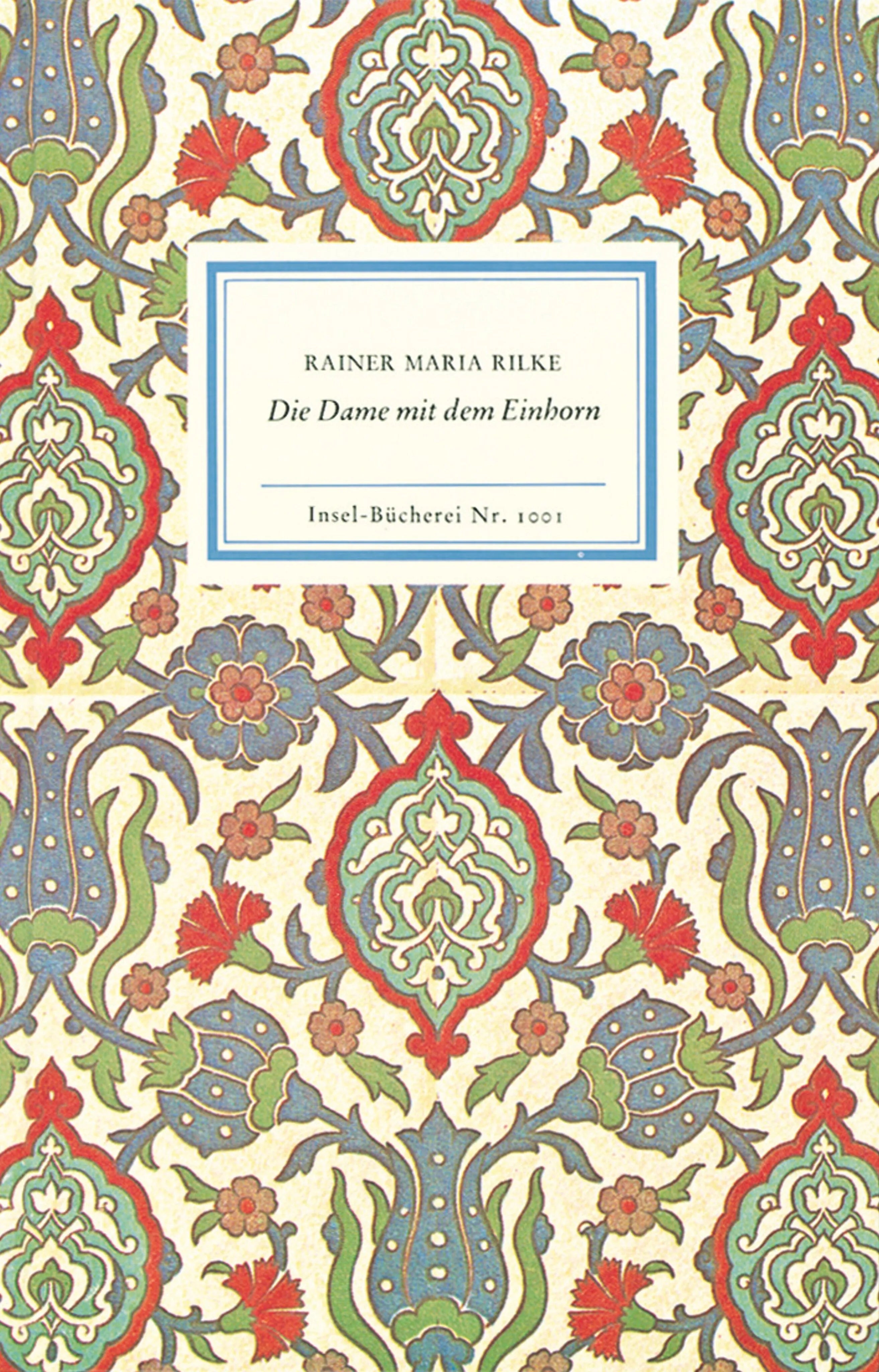 Buchcover von 'Die Dame mit dem Einhorn' - Gebundene Ausgabe von Rainer Maria Rilke