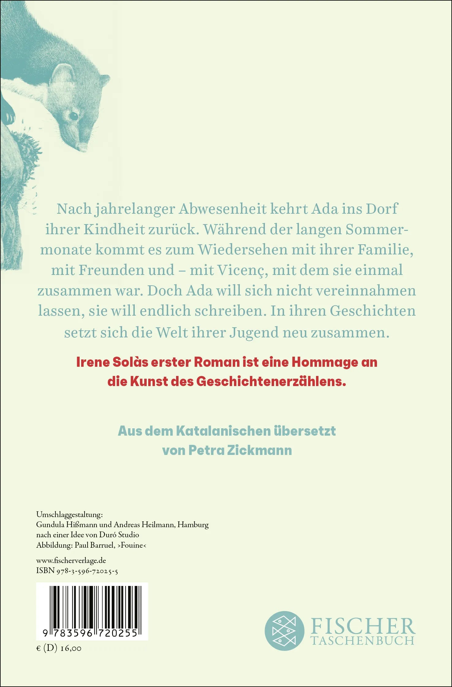 Buchrückseite von 'Die Deiche' mit Klappentext - Taschenbuch