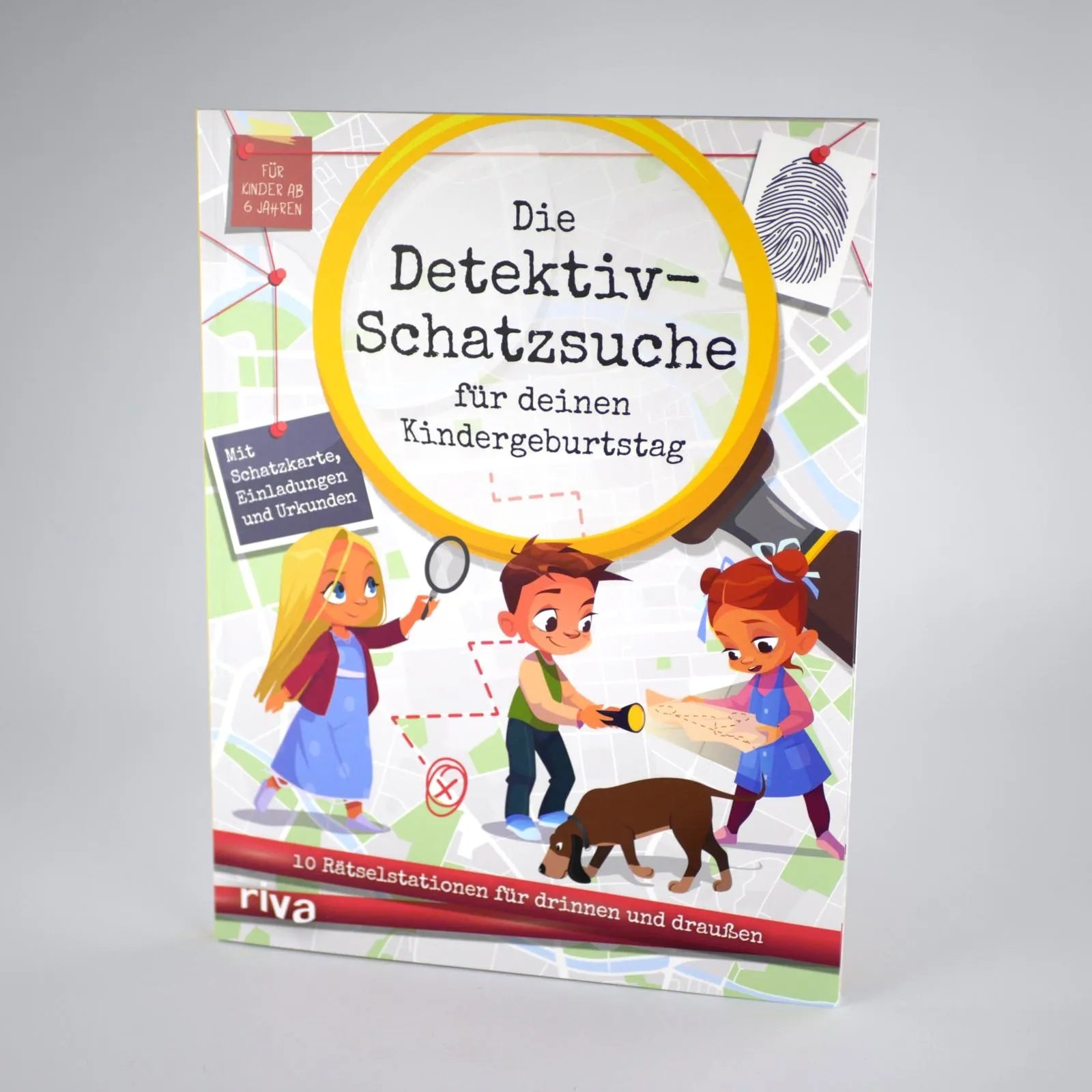 Innenansicht von 'Die Detektiv-Schatzsuche für deinen Kindergeburtstag' - Taschenbuch